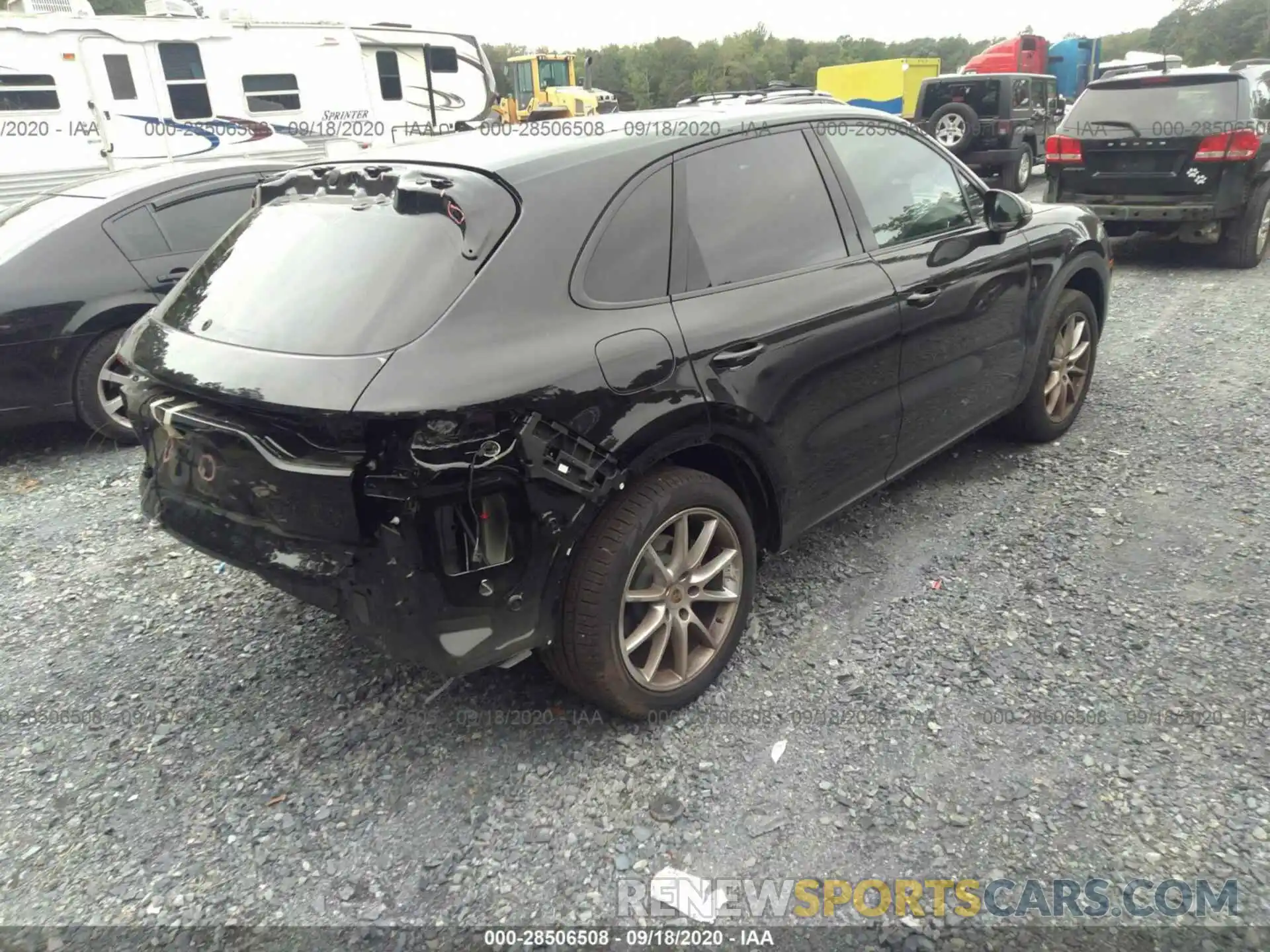 4 Photograph of a damaged car WP1AA2AY9LDA03282 PORSCHE CAYENNE 2020