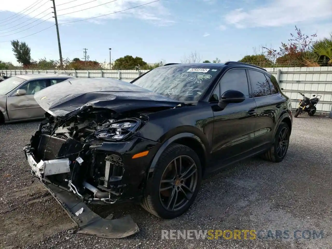 2 Photograph of a damaged car WP1AA2AY9LDA04481 PORSCHE CAYENNE 2020