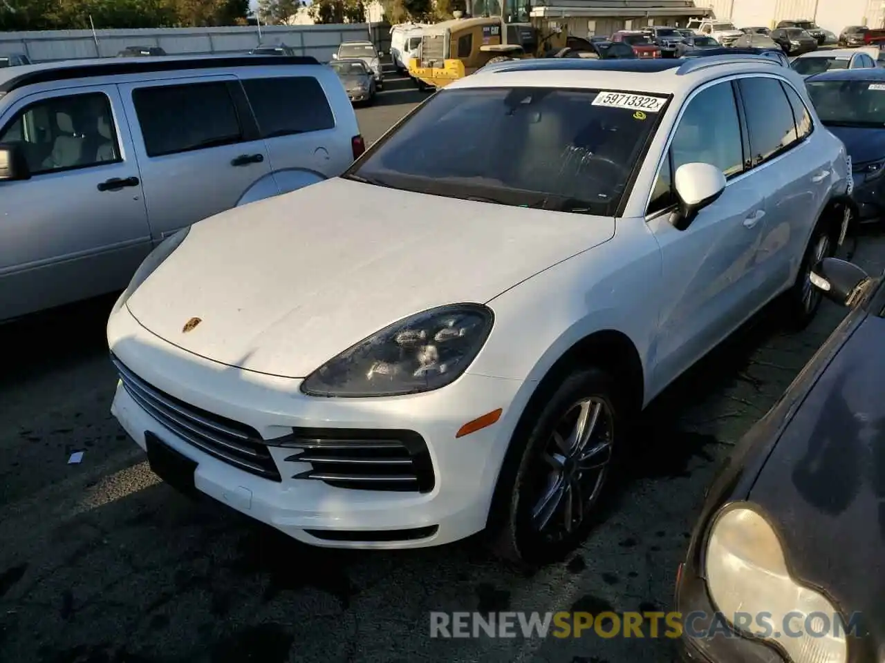 2 Photograph of a damaged car WP1AA2AY9LDA05615 PORSCHE CAYENNE 2020