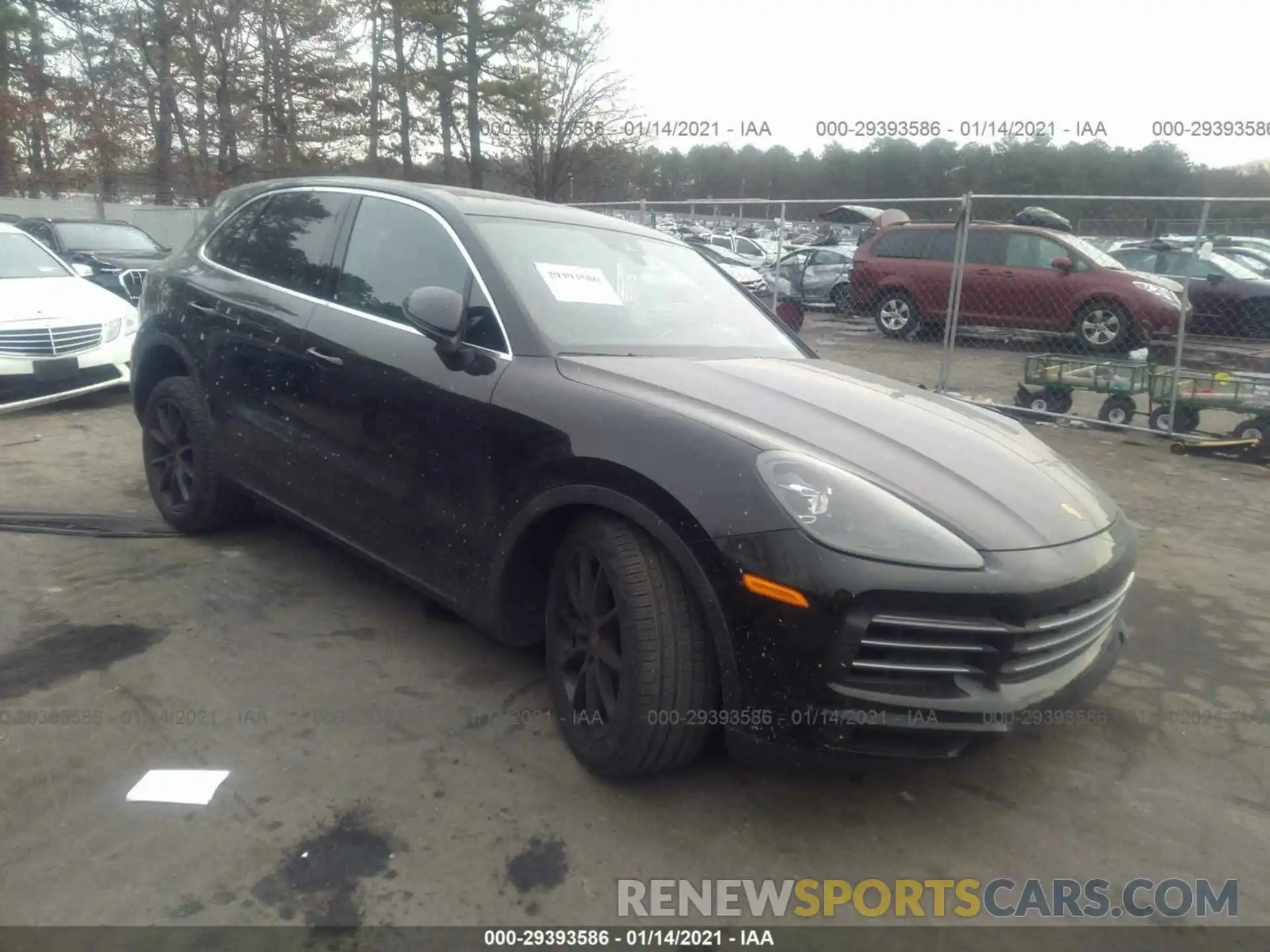 1 Photograph of a damaged car WP1AA2AY9LDA06067 PORSCHE CAYENNE 2020