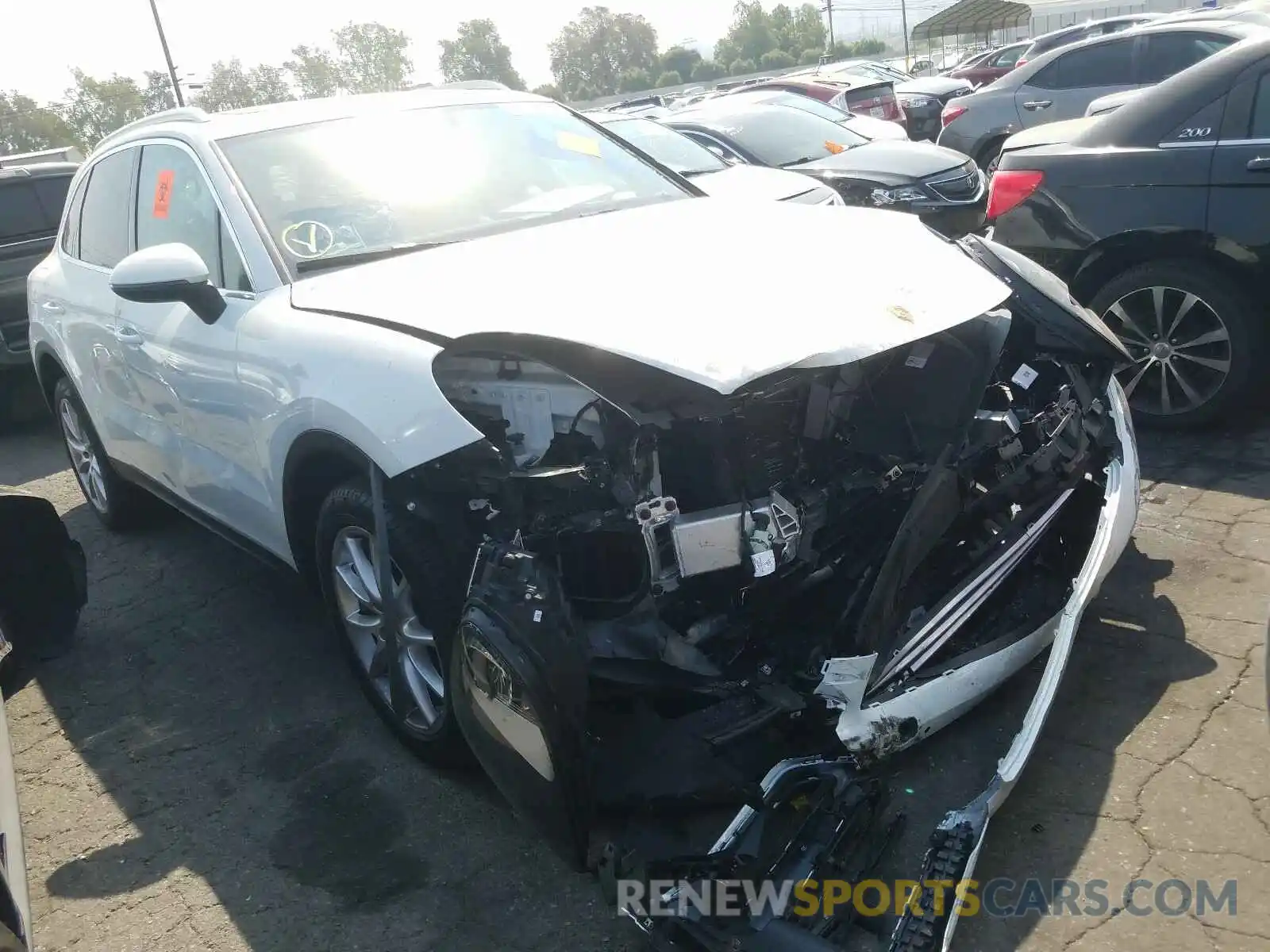 1 Photograph of a damaged car WP1AA2AY9LDA06845 PORSCHE CAYENNE 2020