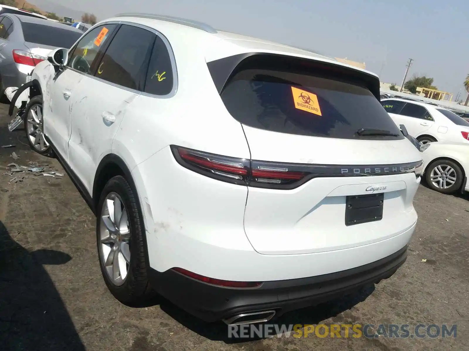 3 Photograph of a damaged car WP1AA2AY9LDA06845 PORSCHE CAYENNE 2020