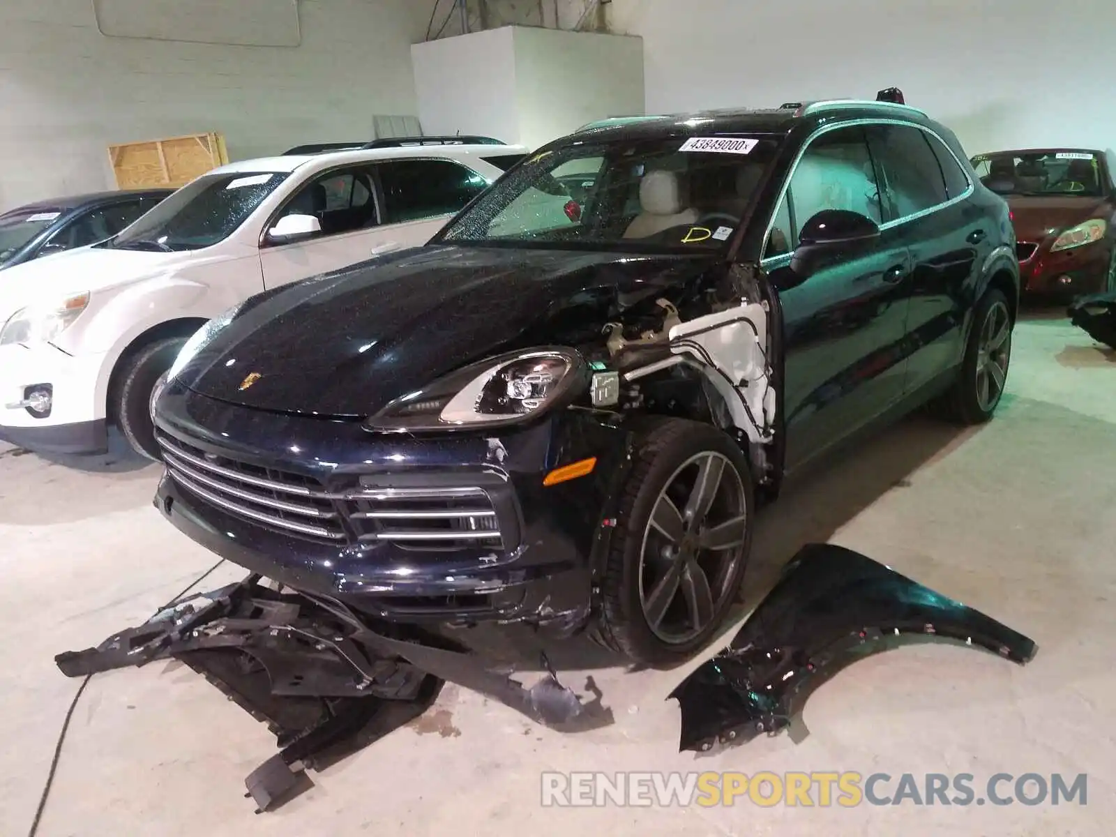 2 Photograph of a damaged car WP1AA2AYXLDA05607 PORSCHE CAYENNE 2020