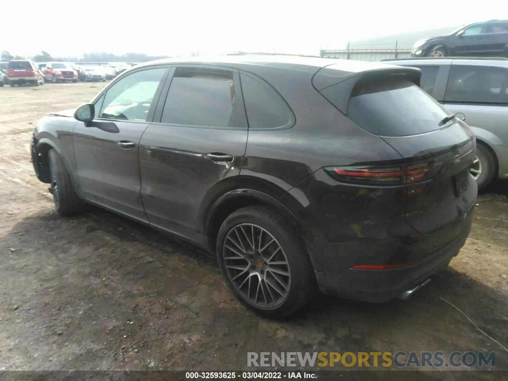 3 Фотография поврежденного автомобиля WP1AA2AYXLDA06563 PORSCHE CAYENNE 2020