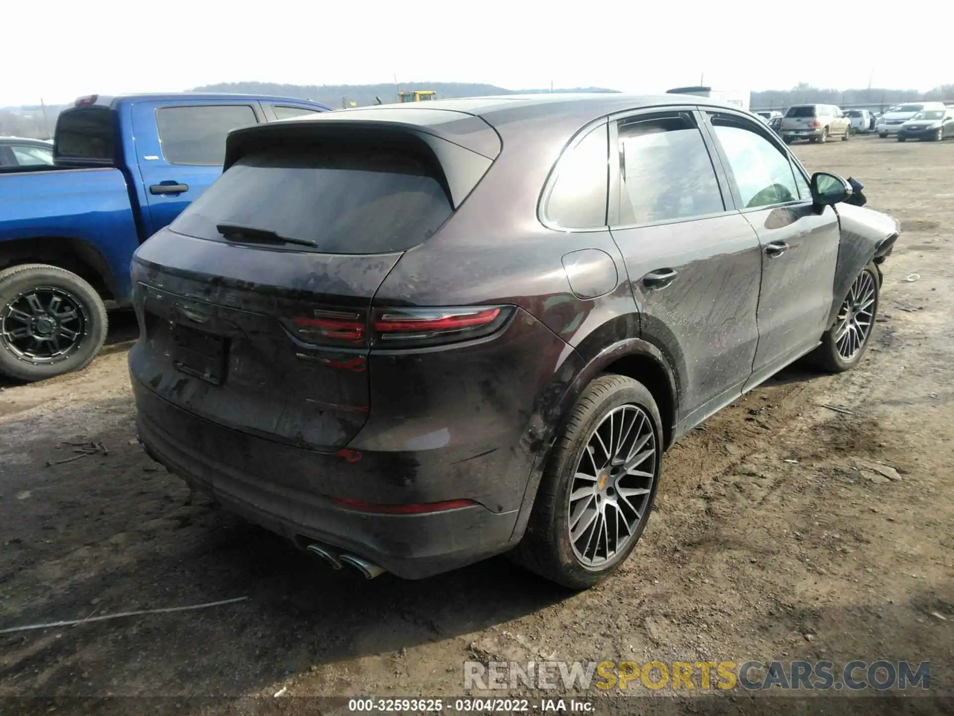 4 Photograph of a damaged car WP1AA2AYXLDA06563 PORSCHE CAYENNE 2020