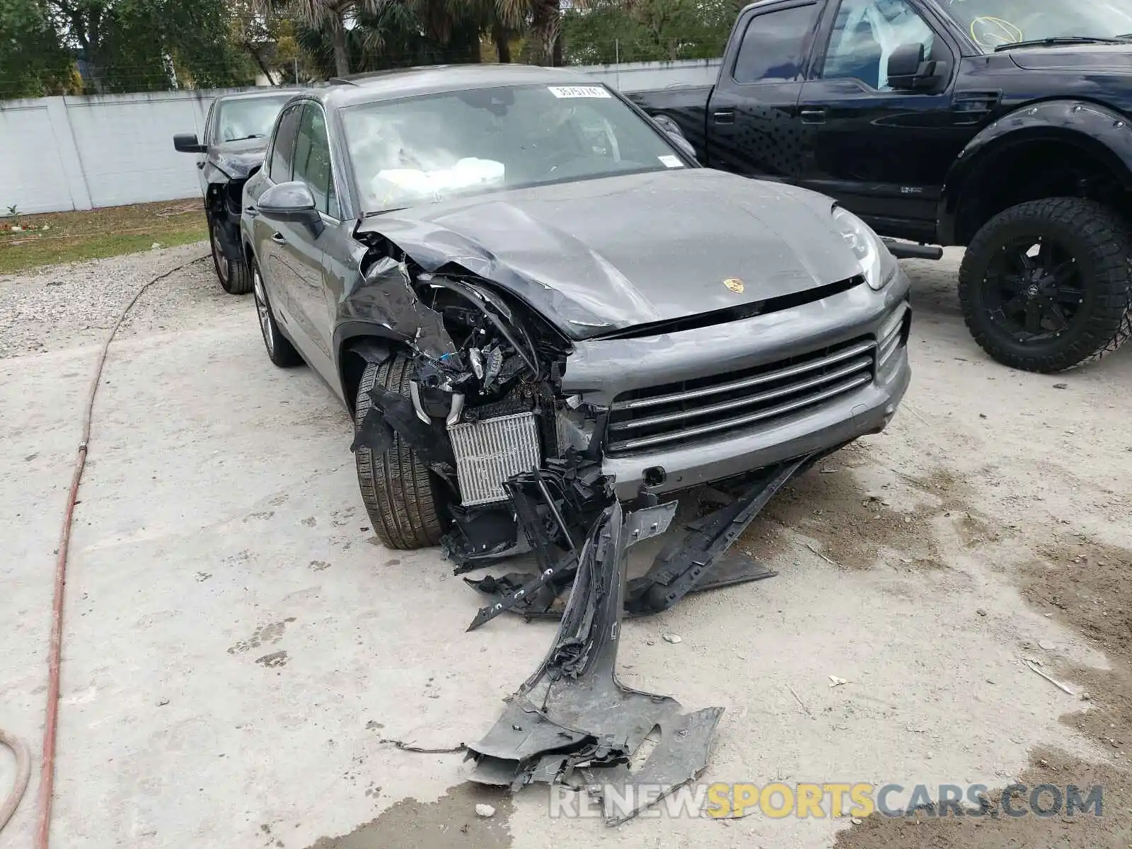 1 Photograph of a damaged car WP1AA2AYXLDA08653 PORSCHE CAYENNE 2020