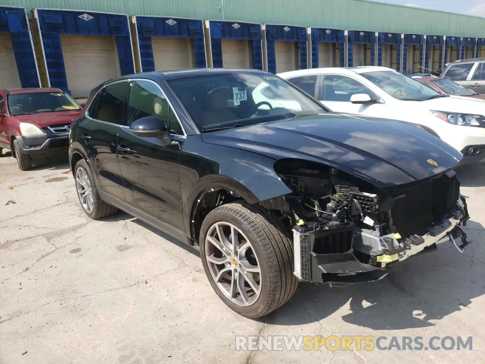 1 Photograph of a damaged car WP1AA2AYXLDA09186 PORSCHE CAYENNE 2020