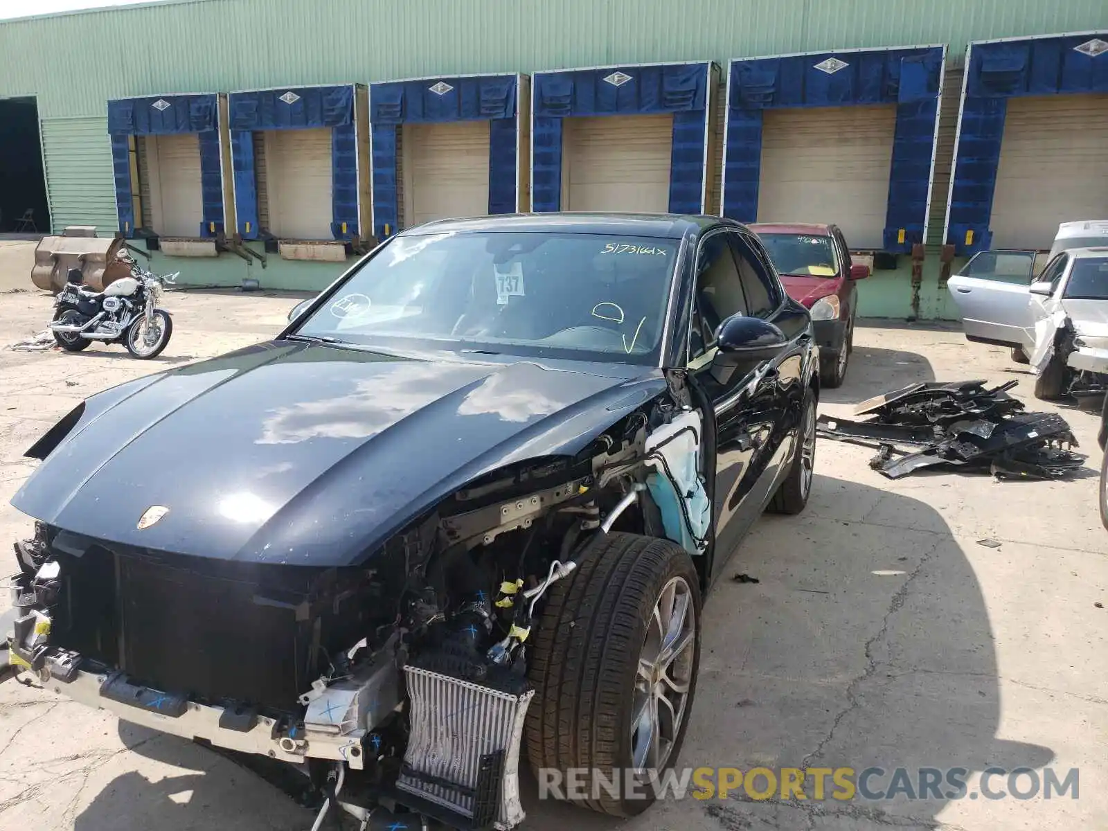 2 Photograph of a damaged car WP1AA2AYXLDA09186 PORSCHE CAYENNE 2020