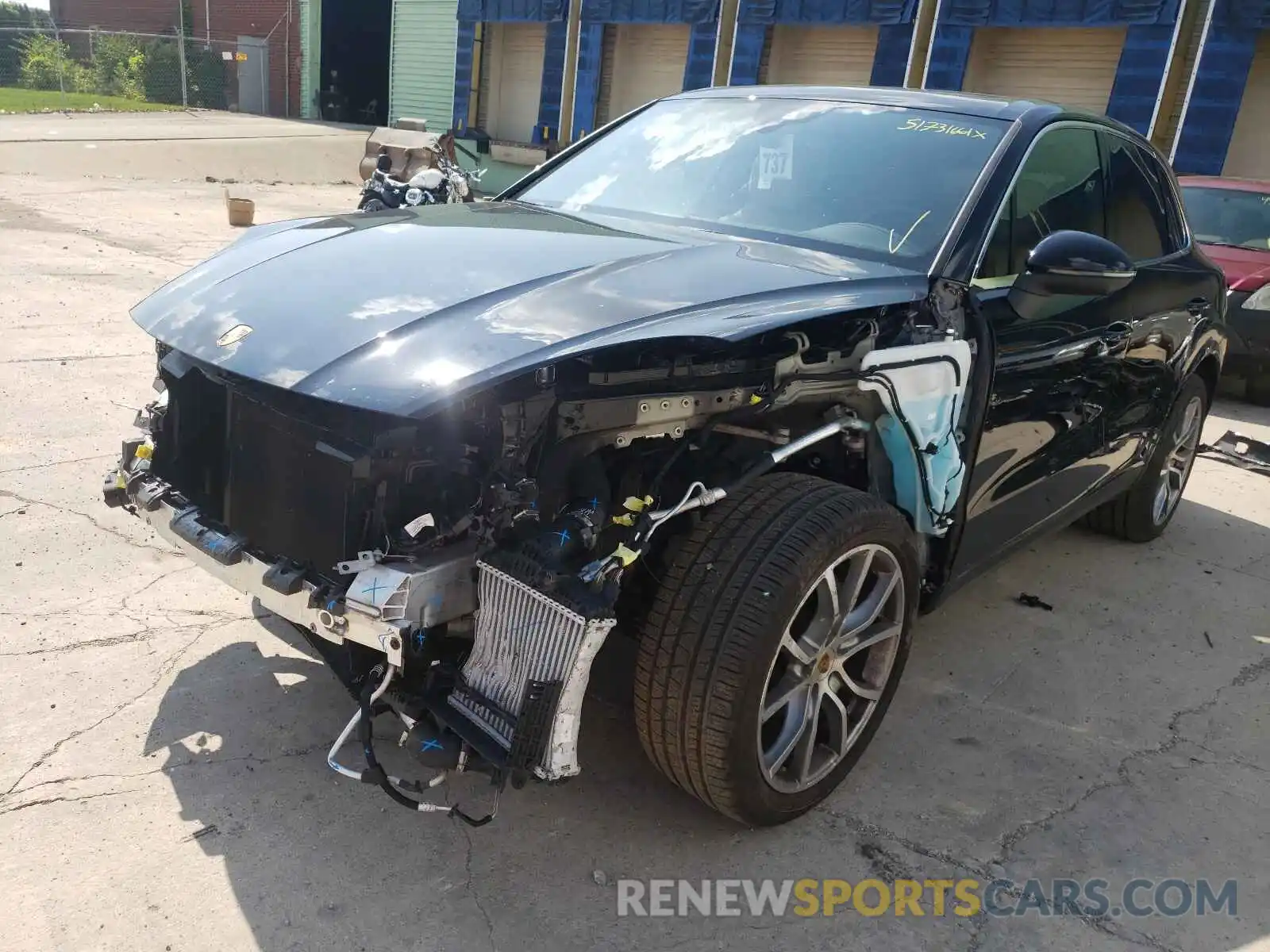 9 Photograph of a damaged car WP1AA2AYXLDA09186 PORSCHE CAYENNE 2020