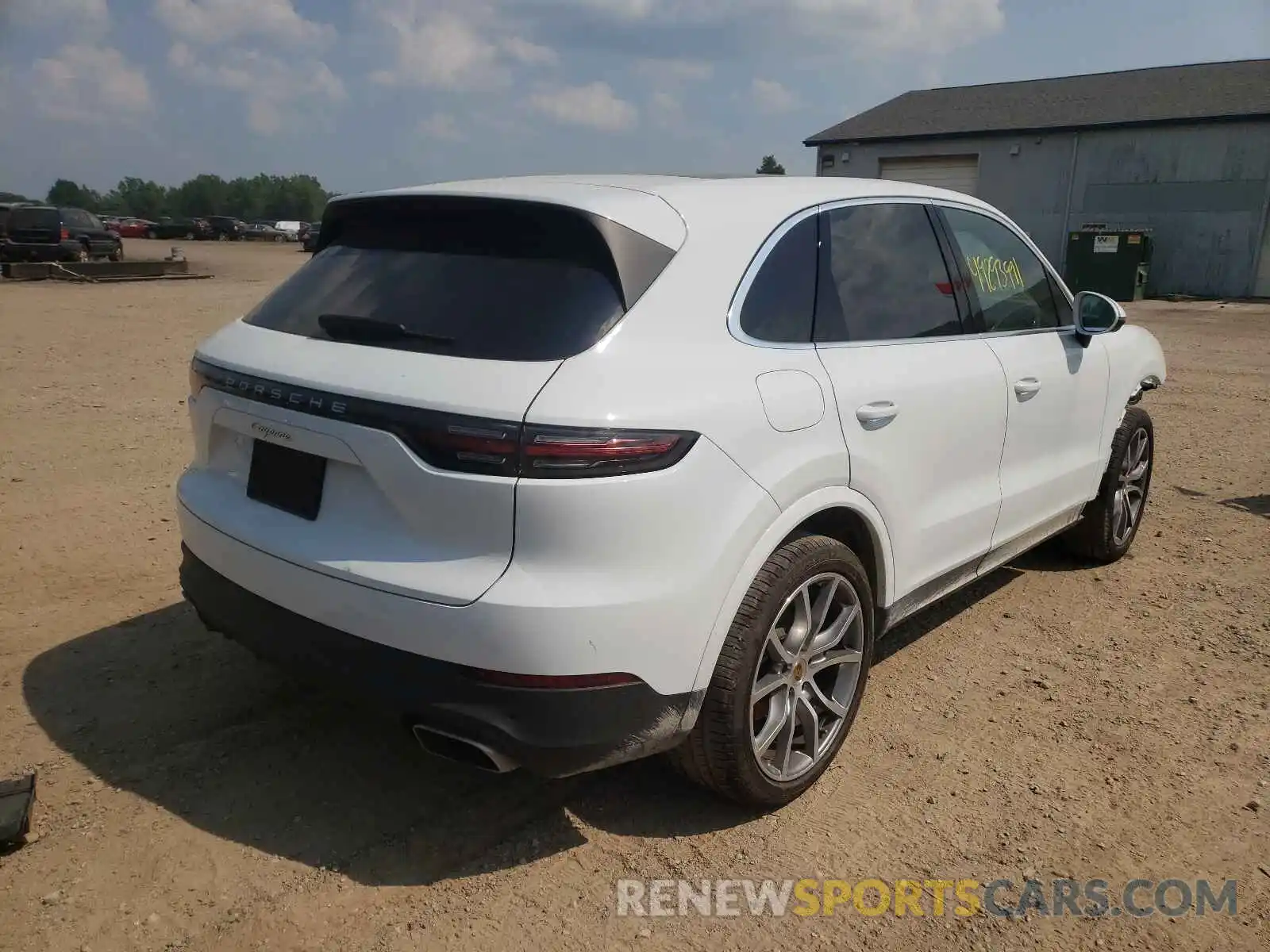 4 Photograph of a damaged car WP1AA2AYXLDA09642 PORSCHE CAYENNE 2020