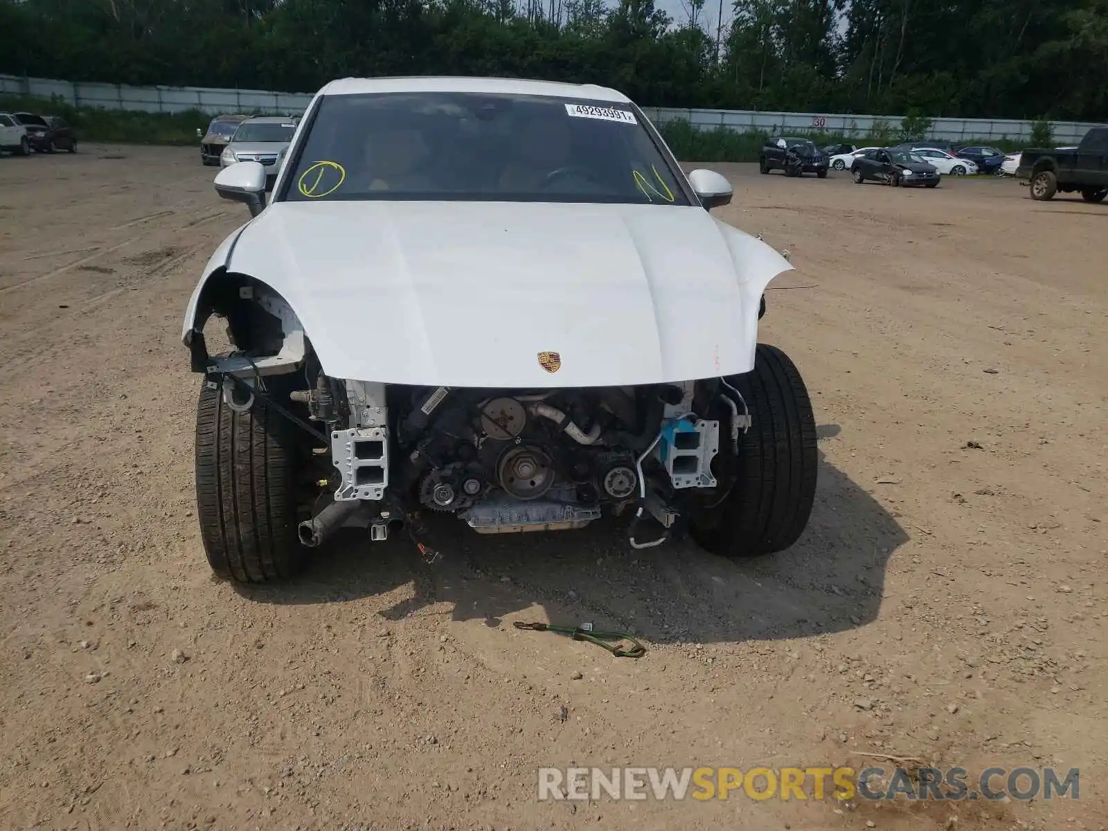 9 Photograph of a damaged car WP1AA2AYXLDA09642 PORSCHE CAYENNE 2020