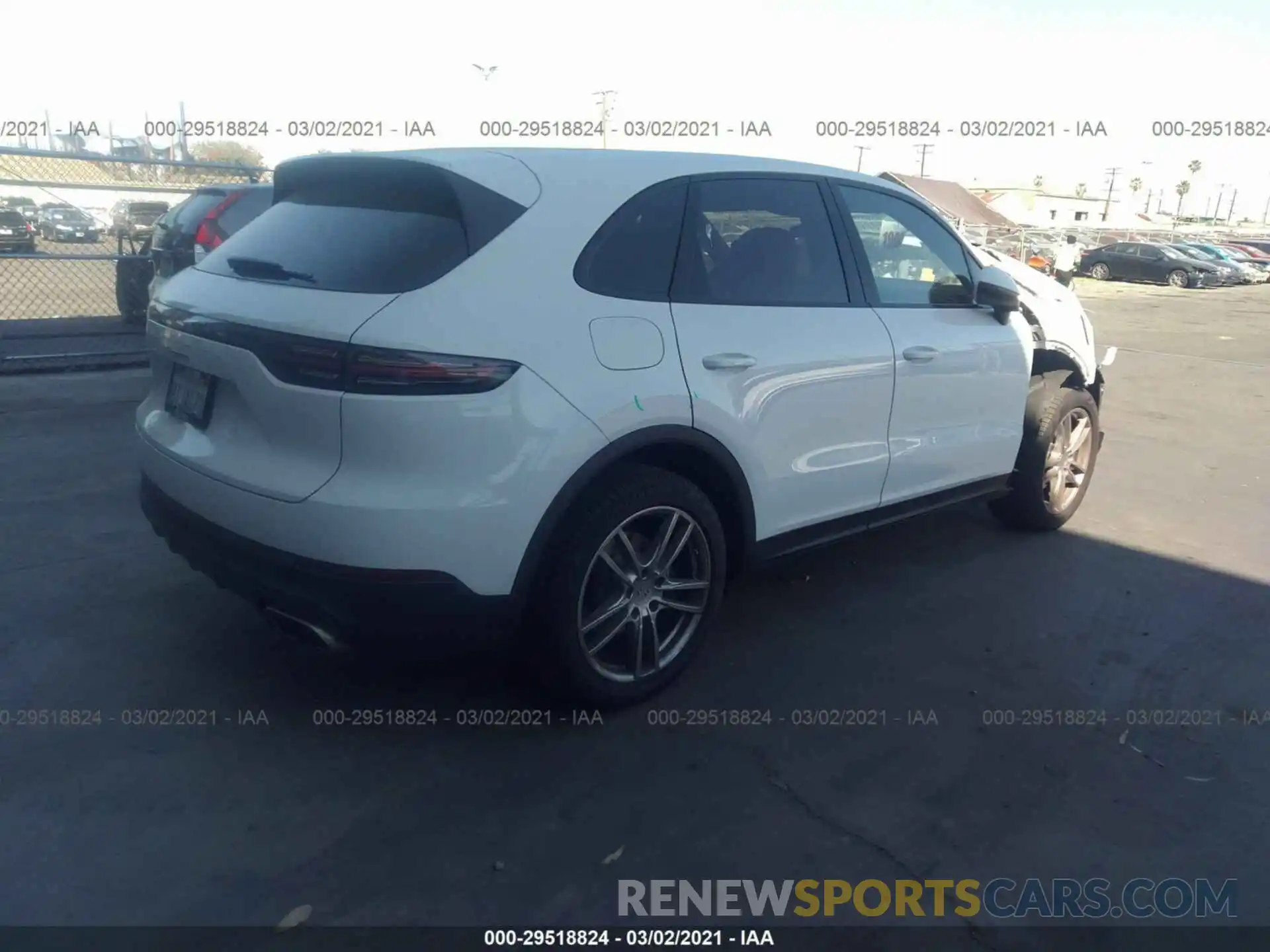 4 Photograph of a damaged car WP1AA2AYXLDA10449 PORSCHE CAYENNE 2020