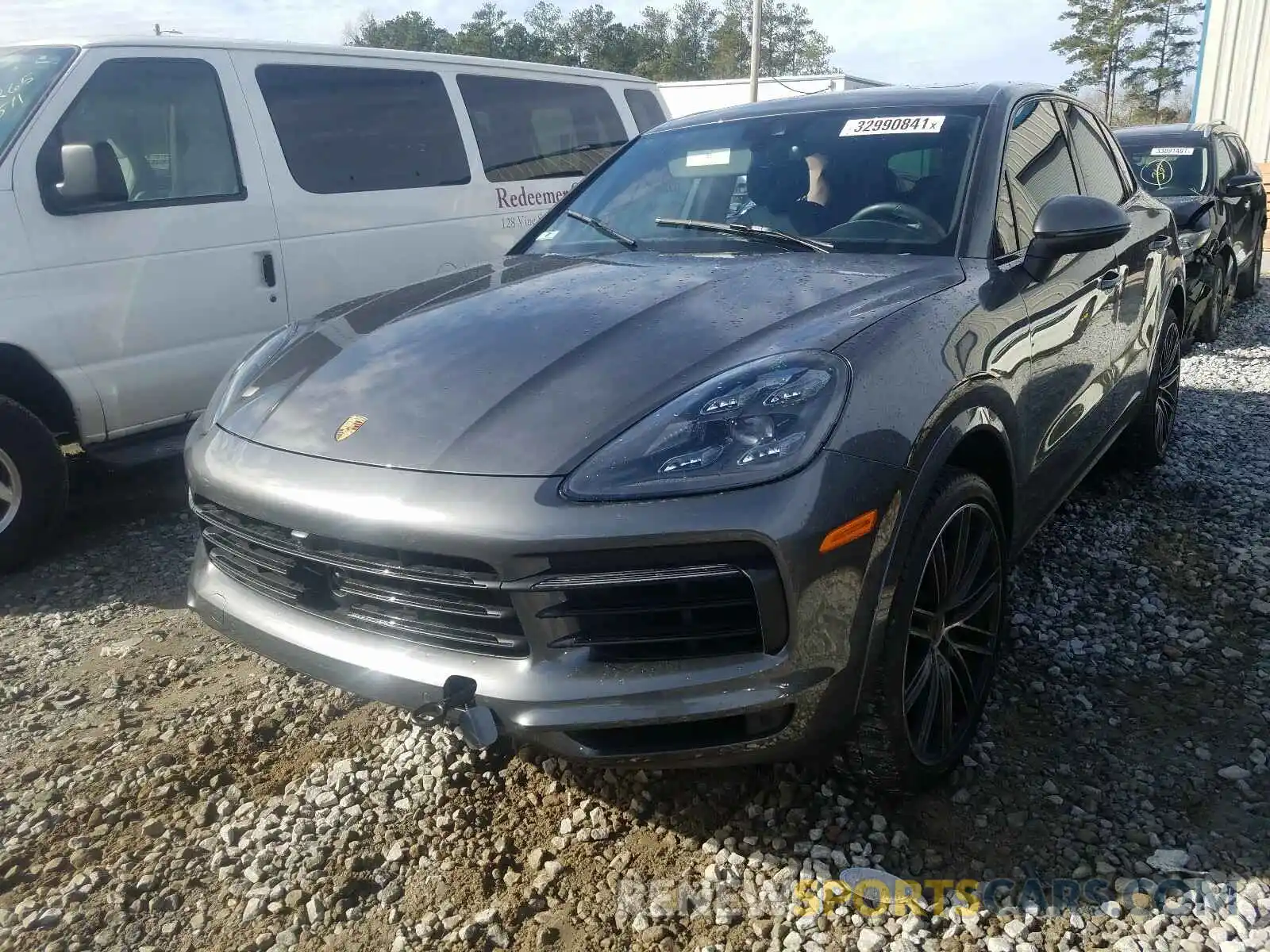 2 Photograph of a damaged car WP1AB2AY2LDA28201 PORSCHE CAYENNE 2020