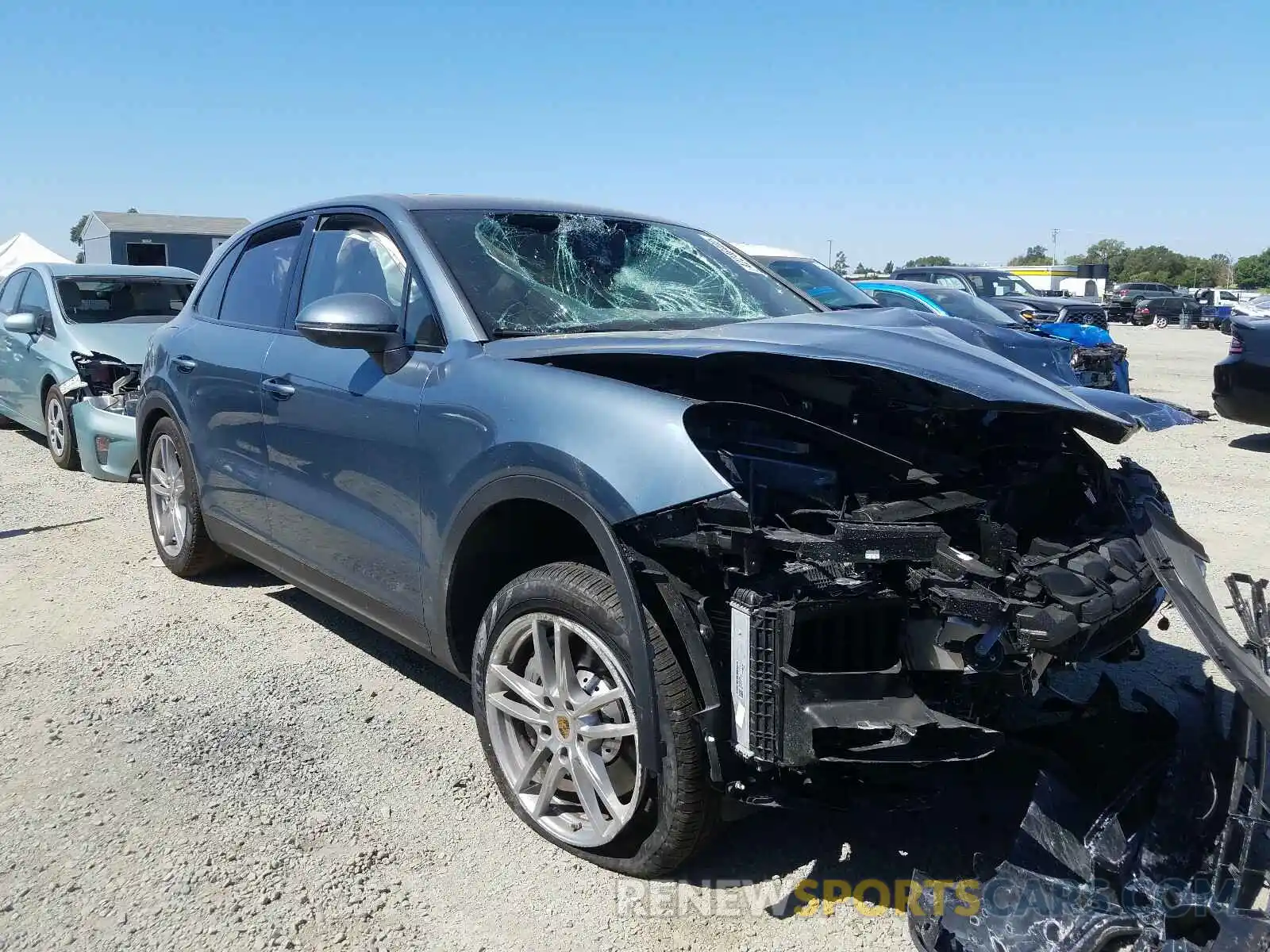 1 Photograph of a damaged car WP1AB2AY3LDA27638 PORSCHE CAYENNE 2020