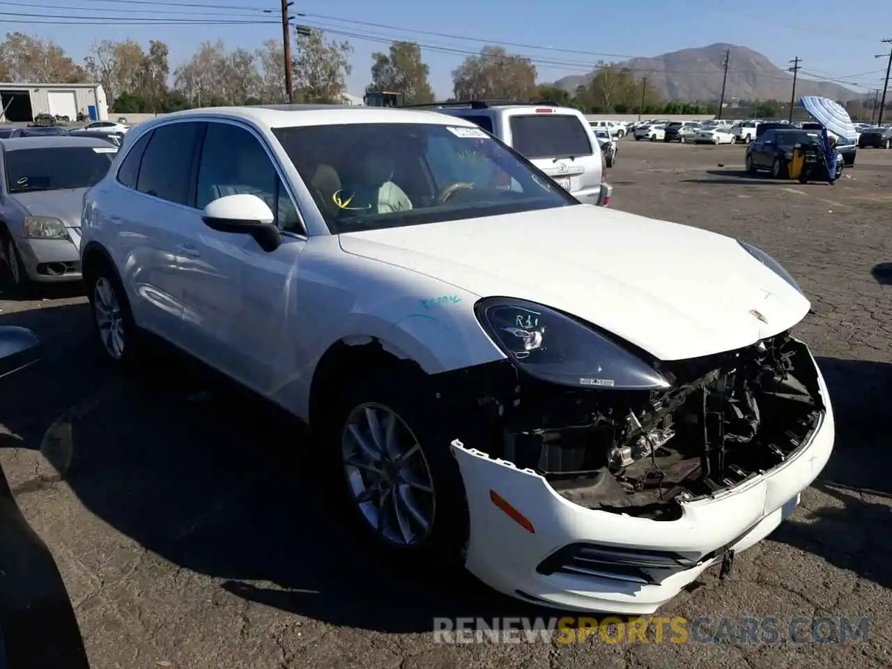 1 Photograph of a damaged car WP1AB2AY4LDA27678 PORSCHE CAYENNE 2020