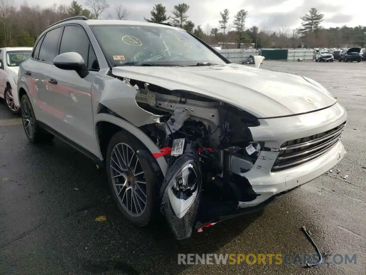 1 Photograph of a damaged car WP1AB2AY4LDA28457 PORSCHE CAYENNE 2020