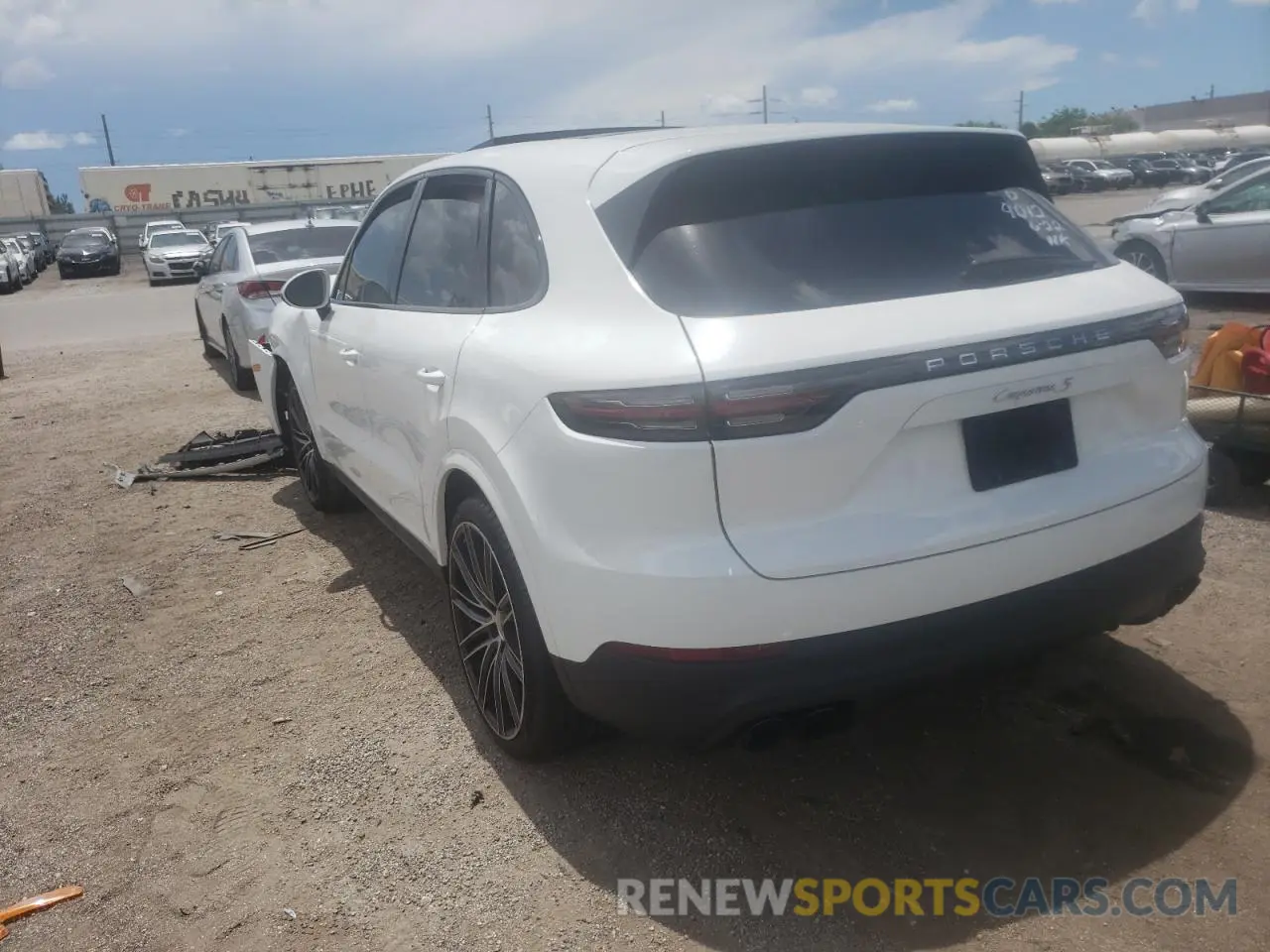 3 Photograph of a damaged car WP1AB2AY4LDA29012 PORSCHE CAYENNE 2020