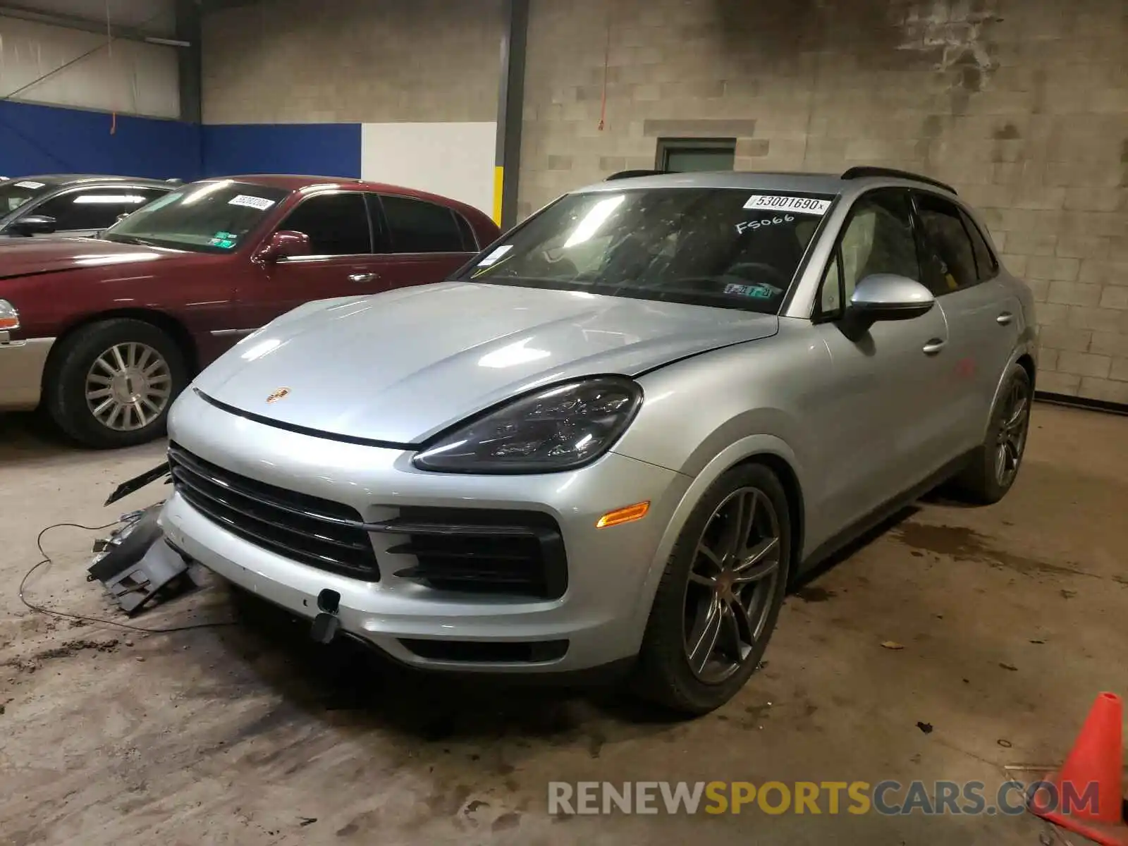 2 Photograph of a damaged car WP1AB2AY5LDA27737 PORSCHE CAYENNE 2020