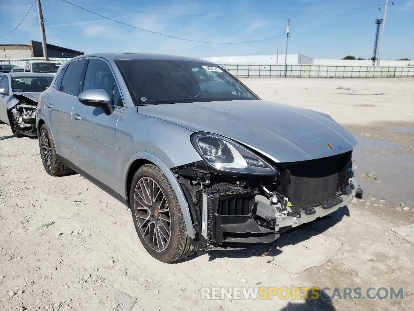 1 Photograph of a damaged car WP1AB2AY6LDA28816 PORSCHE CAYENNE 2020