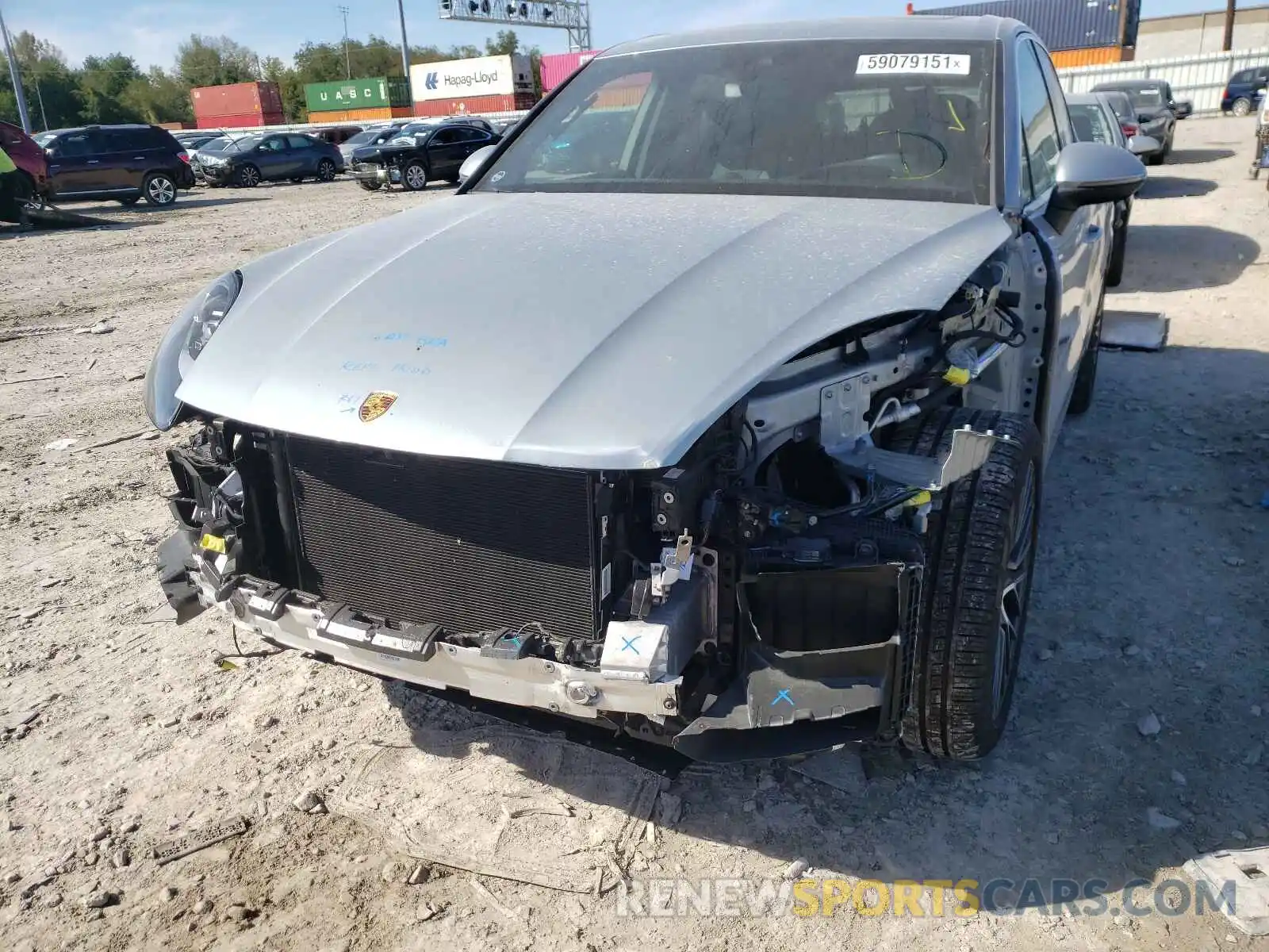 9 Photograph of a damaged car WP1AB2AY6LDA28816 PORSCHE CAYENNE 2020