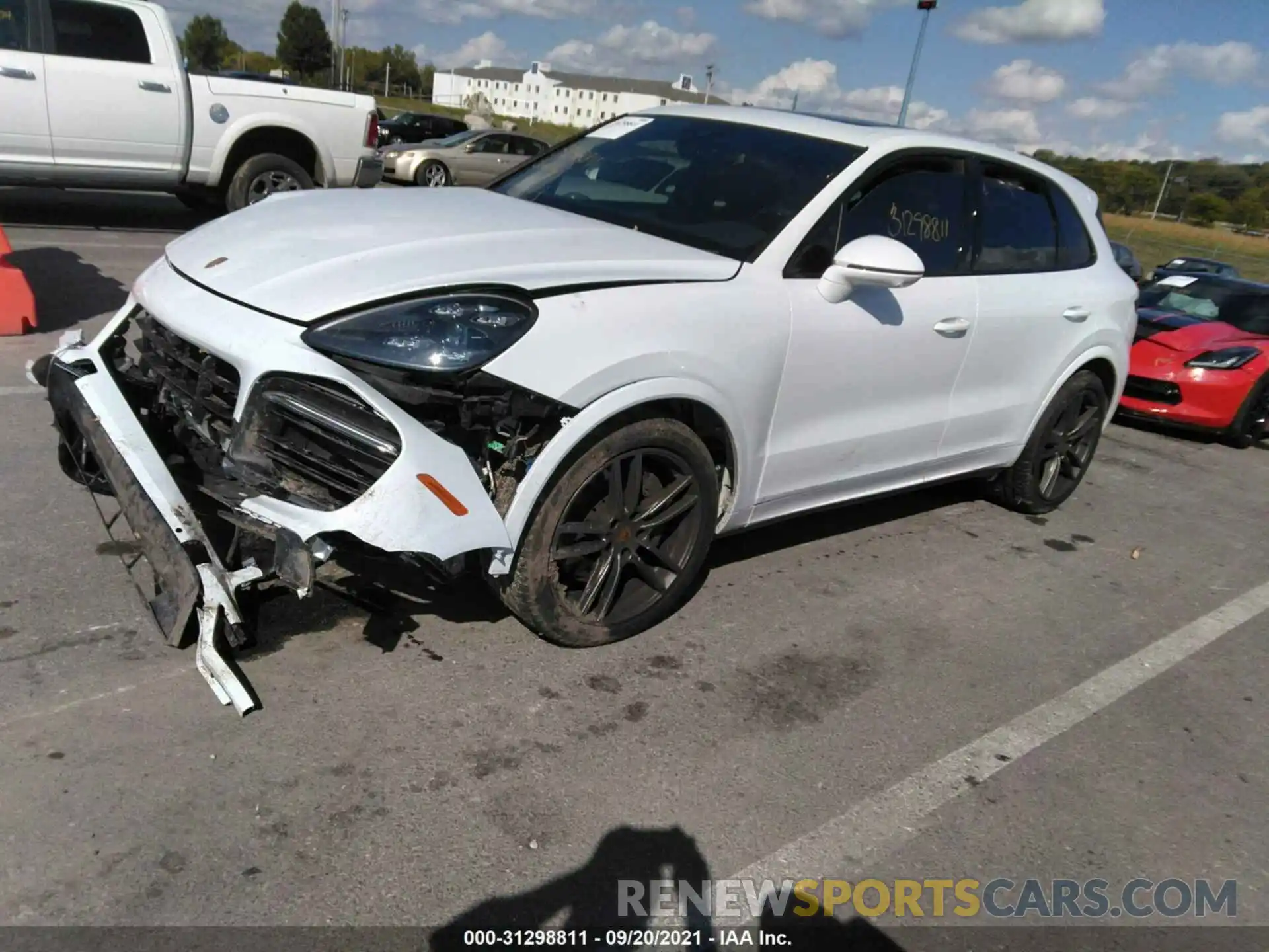 2 Photograph of a damaged car WP1AB2AY8LDA27733 PORSCHE CAYENNE 2020