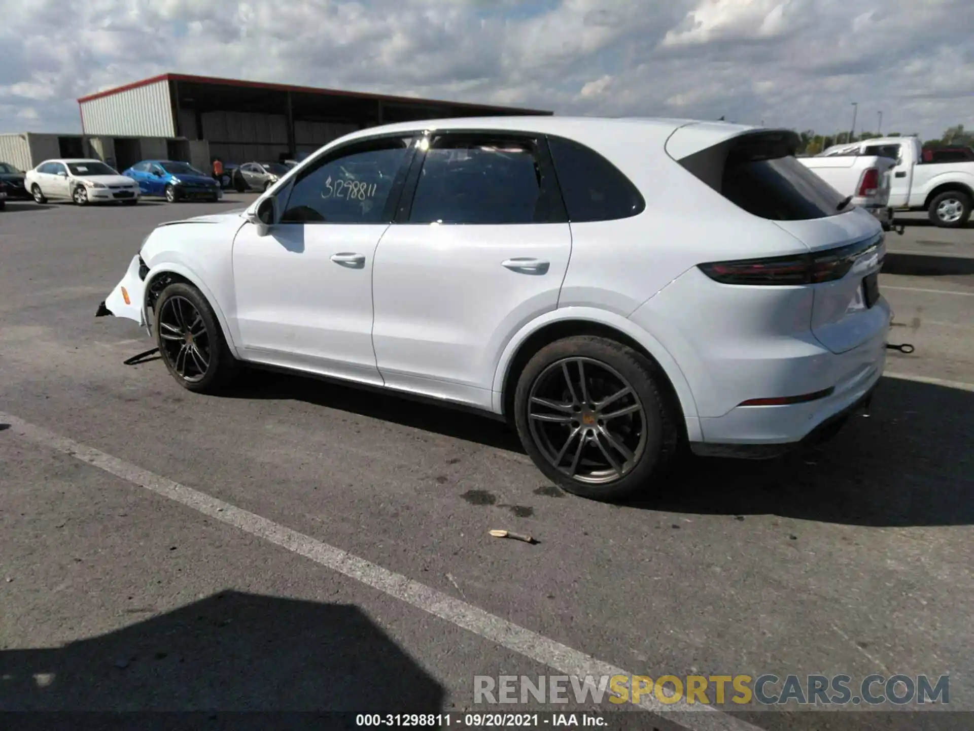 3 Photograph of a damaged car WP1AB2AY8LDA27733 PORSCHE CAYENNE 2020