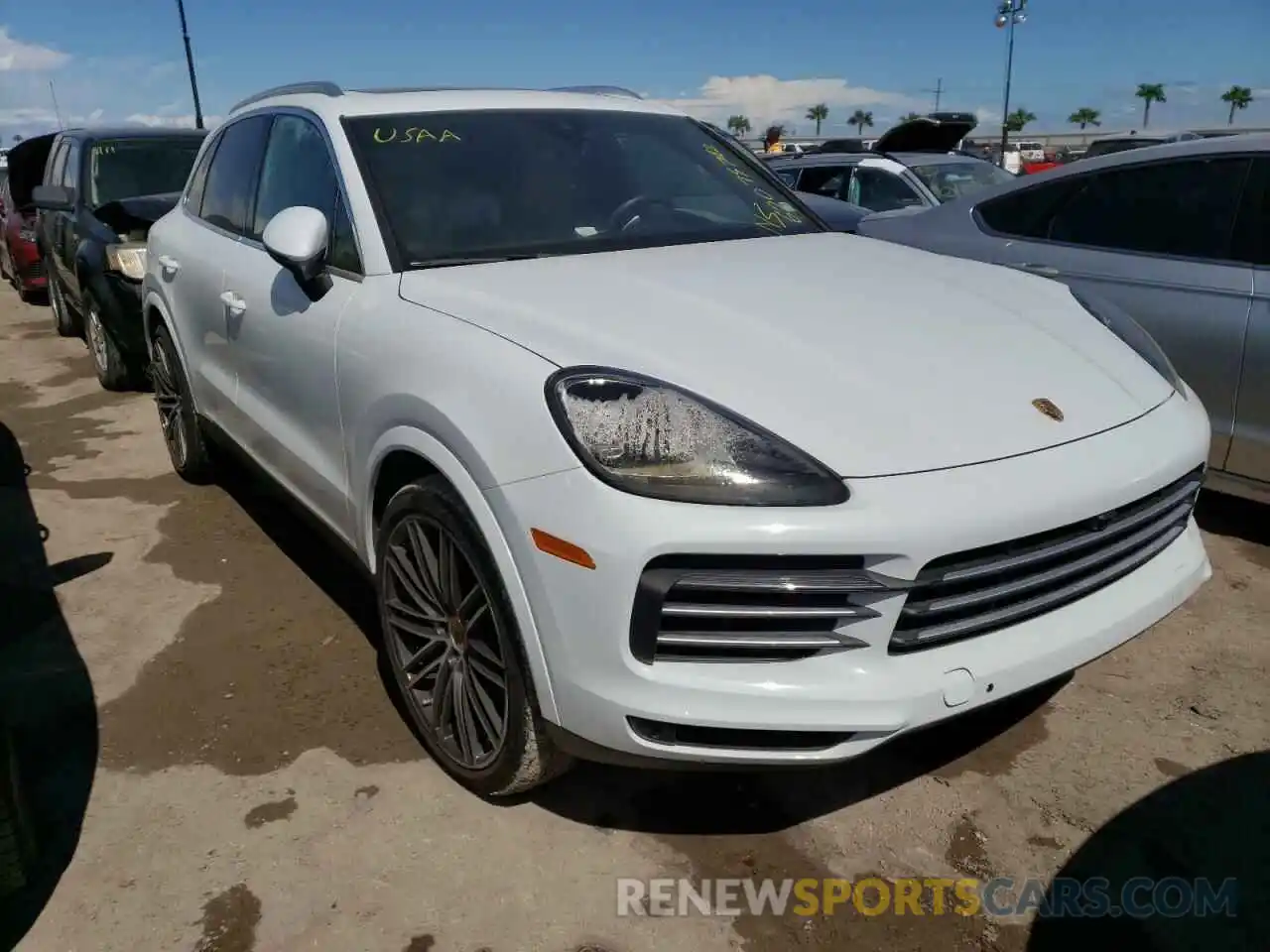 1 Photograph of a damaged car WP1AB2AY8LDA28493 PORSCHE CAYENNE 2020