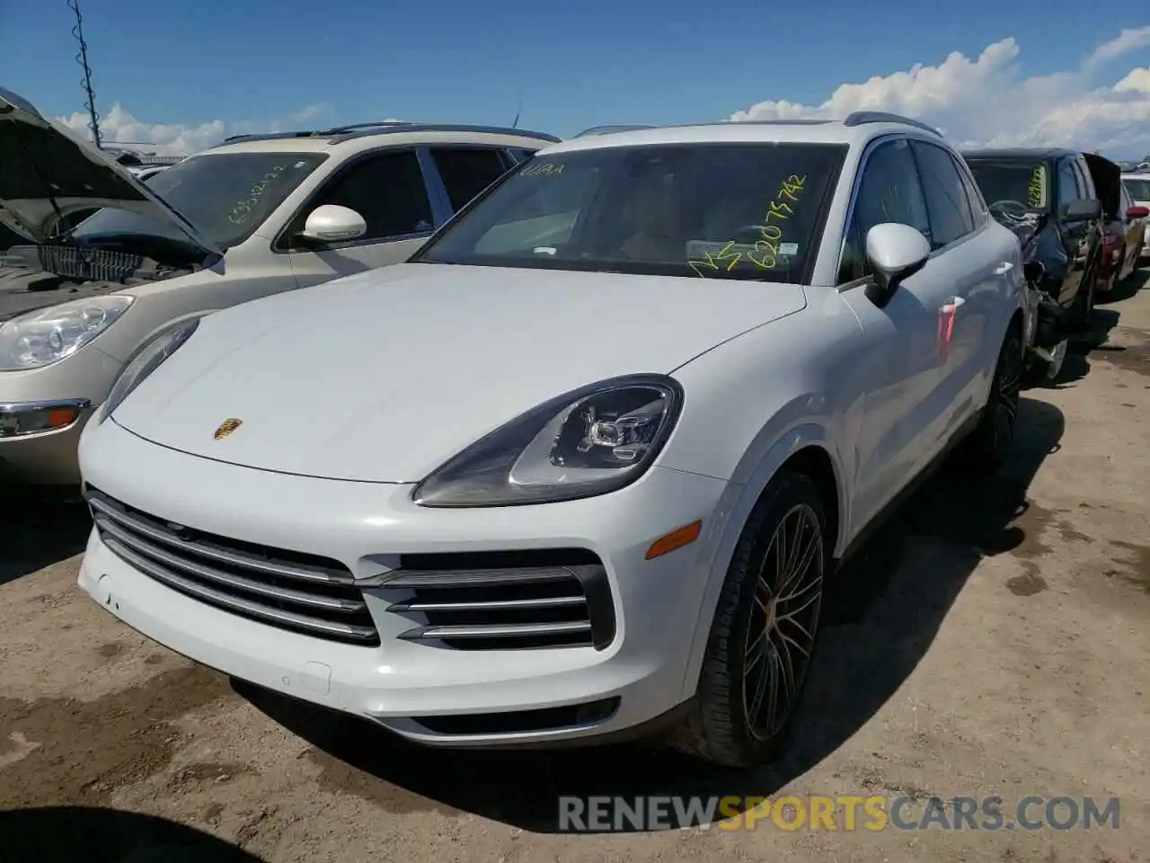 2 Photograph of a damaged car WP1AB2AY8LDA28493 PORSCHE CAYENNE 2020