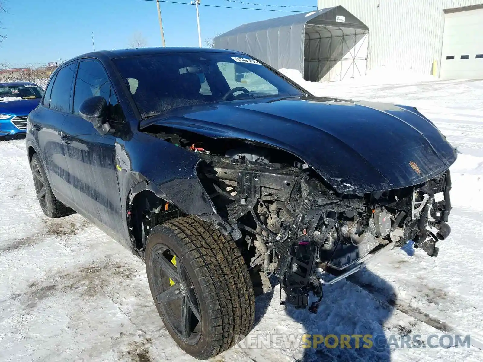 1 Photograph of a damaged car WP1AE2AY0LDA22758 PORSCHE CAYENNE 2020