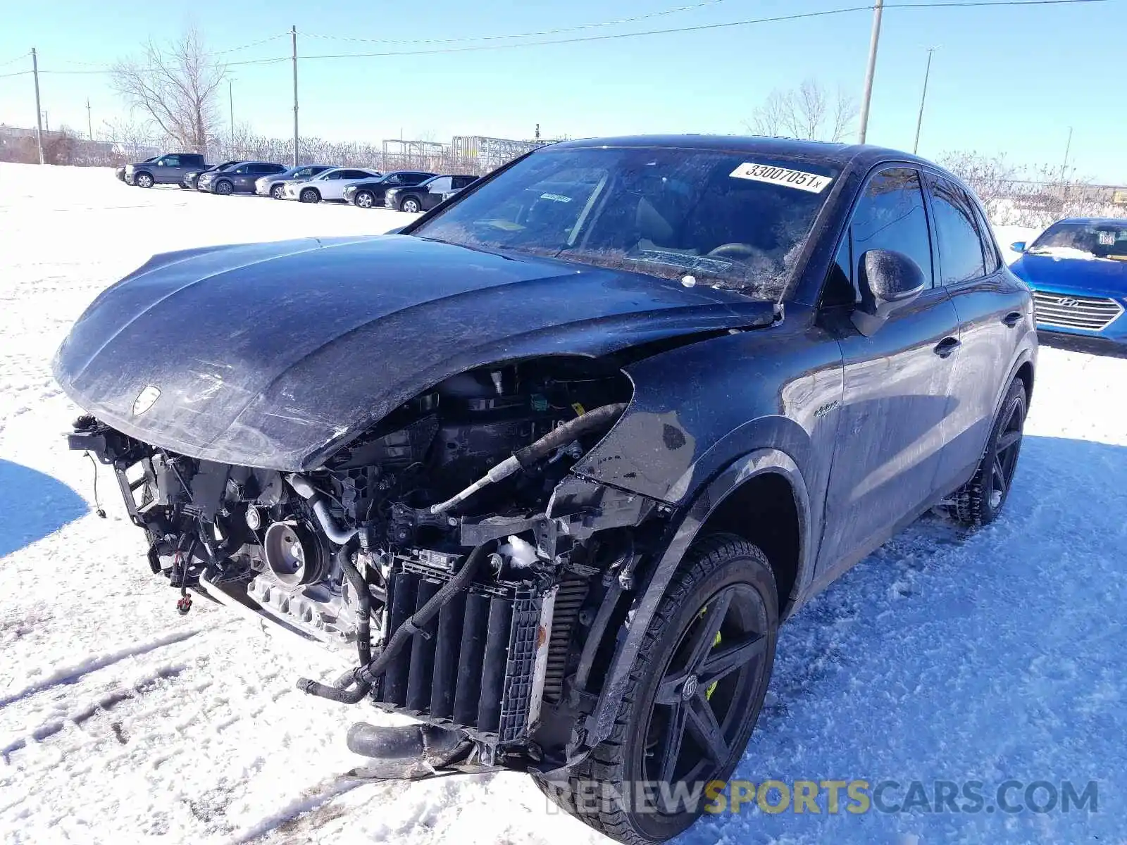 2 Photograph of a damaged car WP1AE2AY0LDA22758 PORSCHE CAYENNE 2020