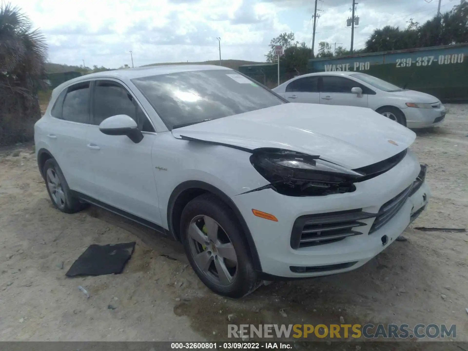 1 Photograph of a damaged car WP1AE2AY3LDA22494 PORSCHE CAYENNE 2020