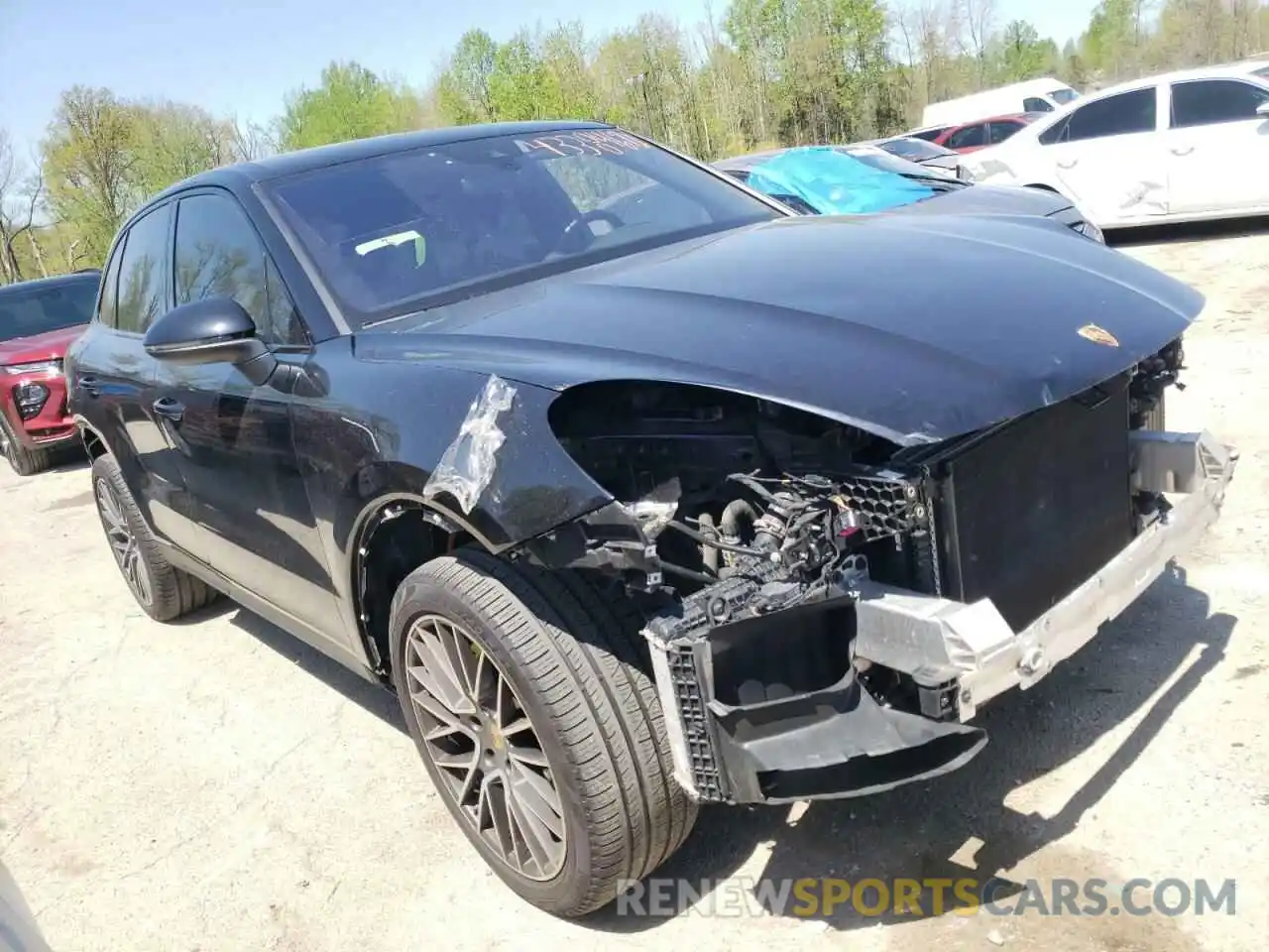 1 Photograph of a damaged car WP1AE2AY3LDA22947 PORSCHE CAYENNE 2020