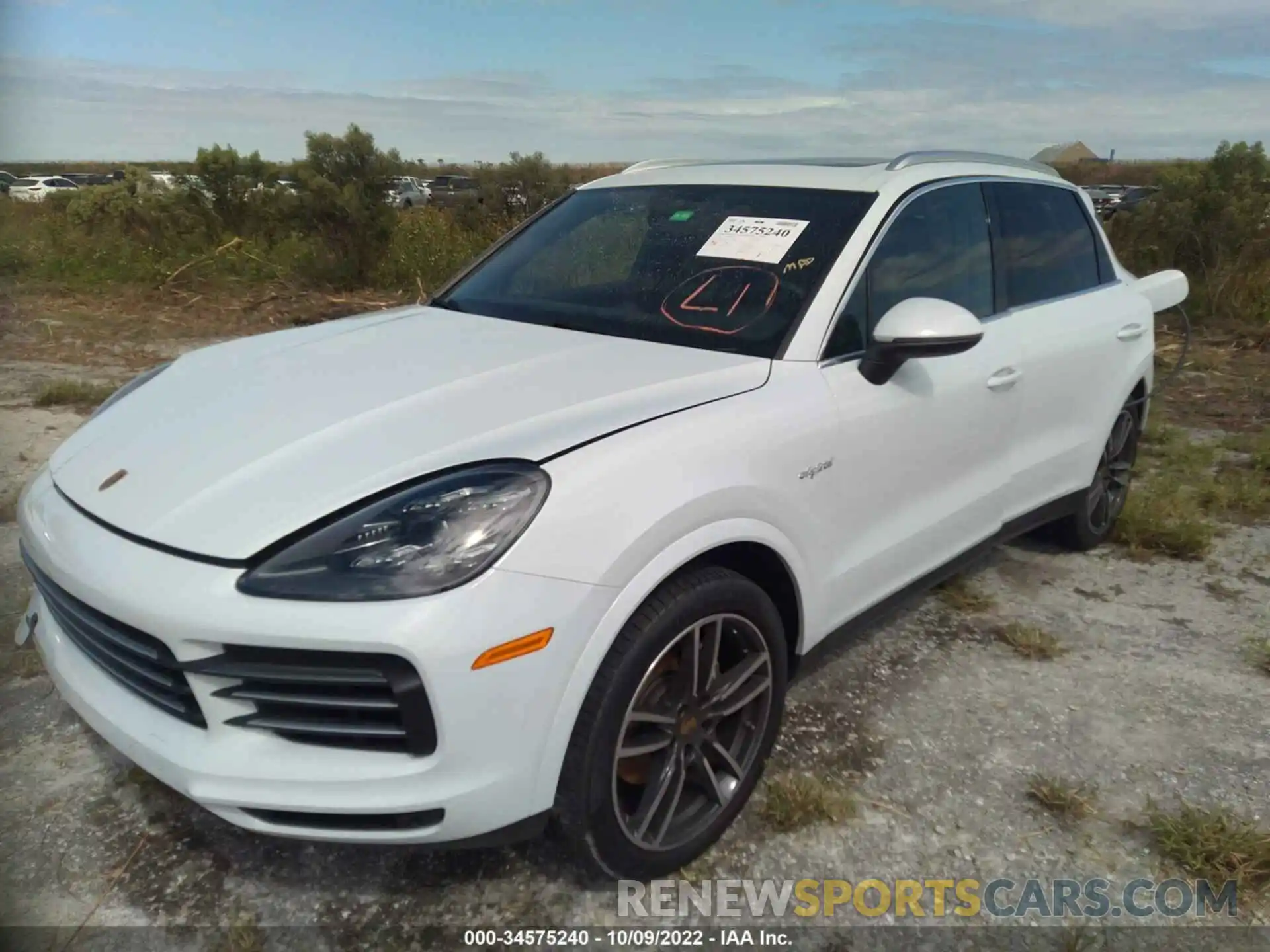 2 Фотография поврежденного автомобиля WP1AE2AY7LDA23082 PORSCHE CAYENNE 2020