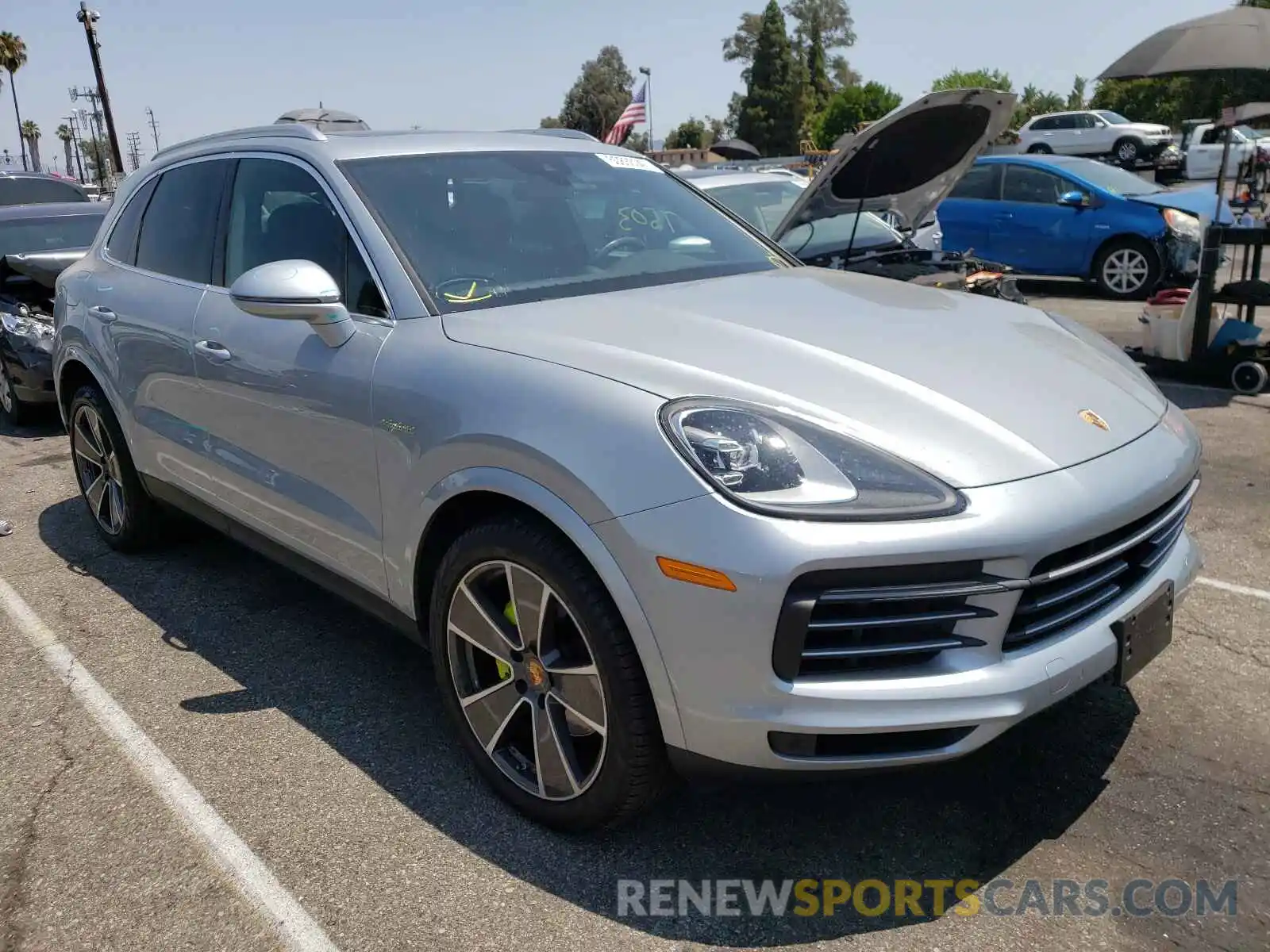 1 Photograph of a damaged car WP1AE2AYXLDA22735 PORSCHE CAYENNE 2020