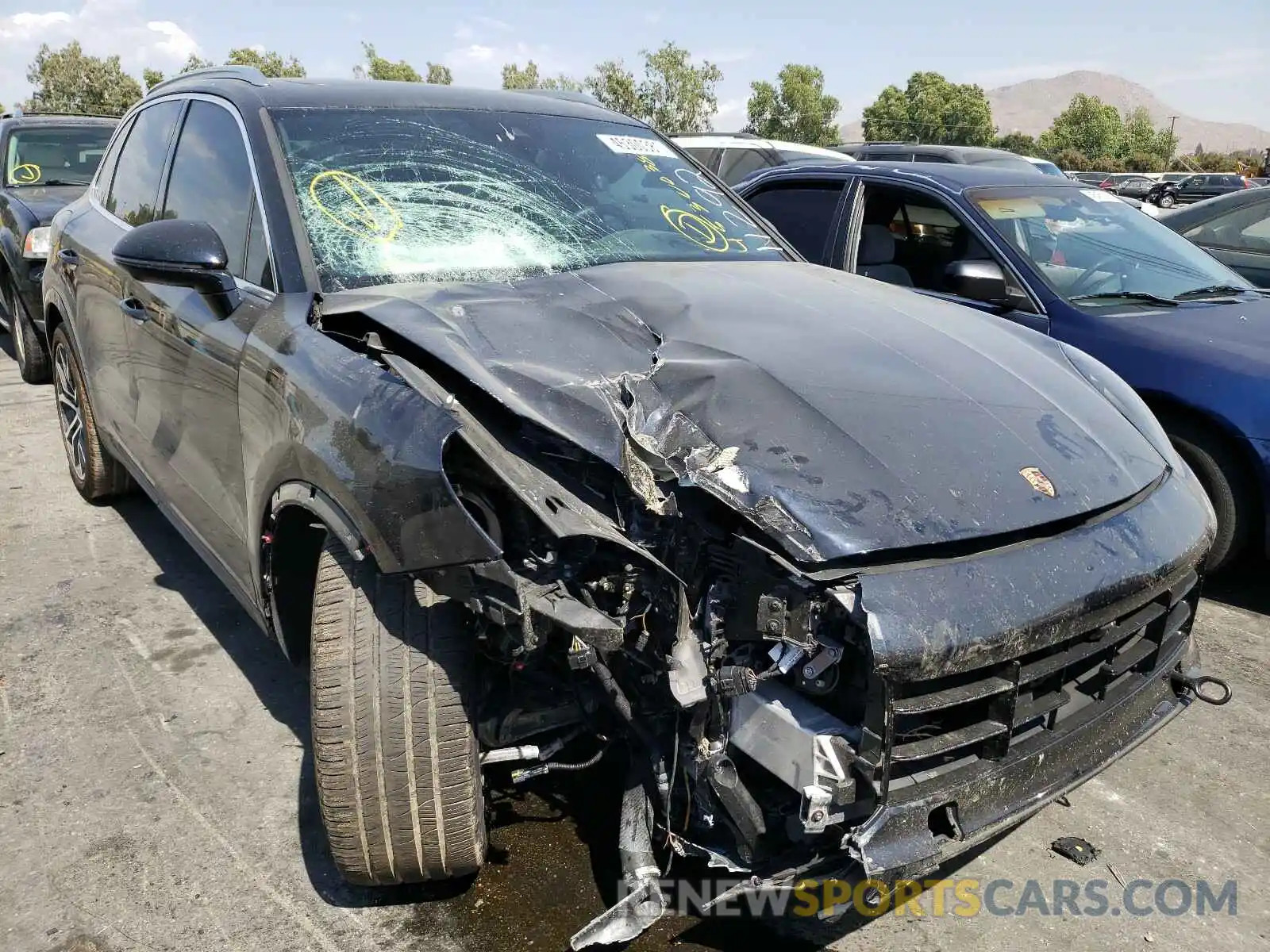 1 Photograph of a damaged car WP1AF2AY1LDA39100 PORSCHE CAYENNE 2020