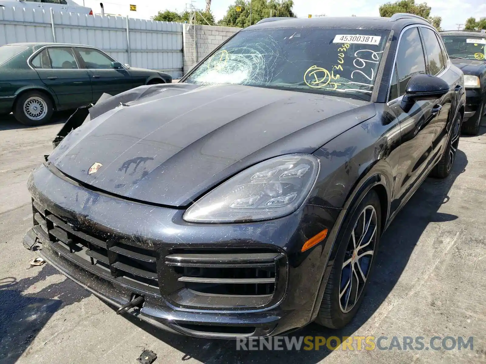 2 Photograph of a damaged car WP1AF2AY1LDA39100 PORSCHE CAYENNE 2020