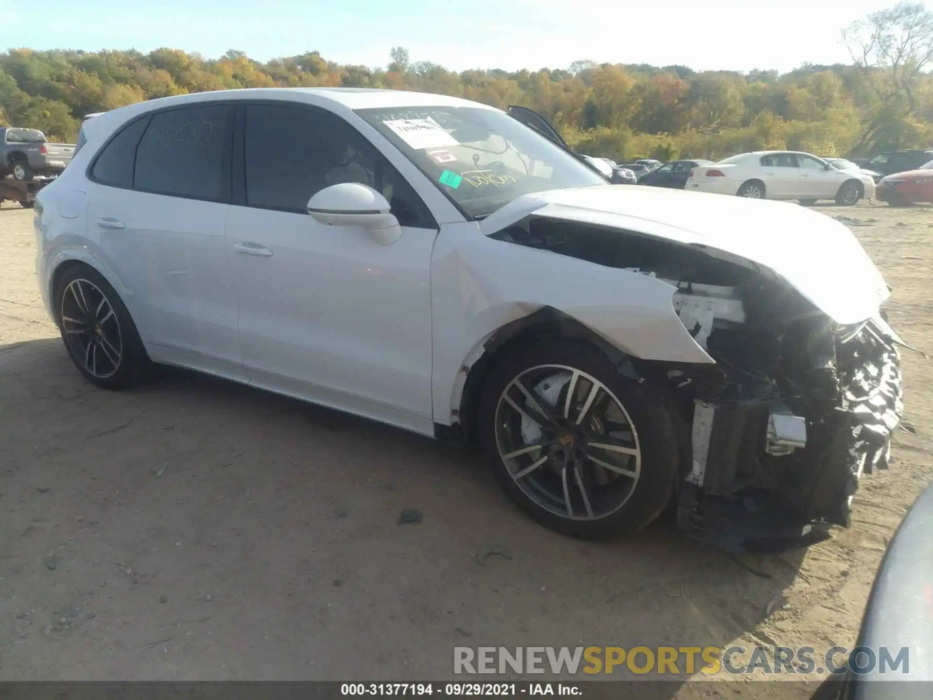 1 Photograph of a damaged car WP1AF2AY4LDA39060 PORSCHE CAYENNE 2020