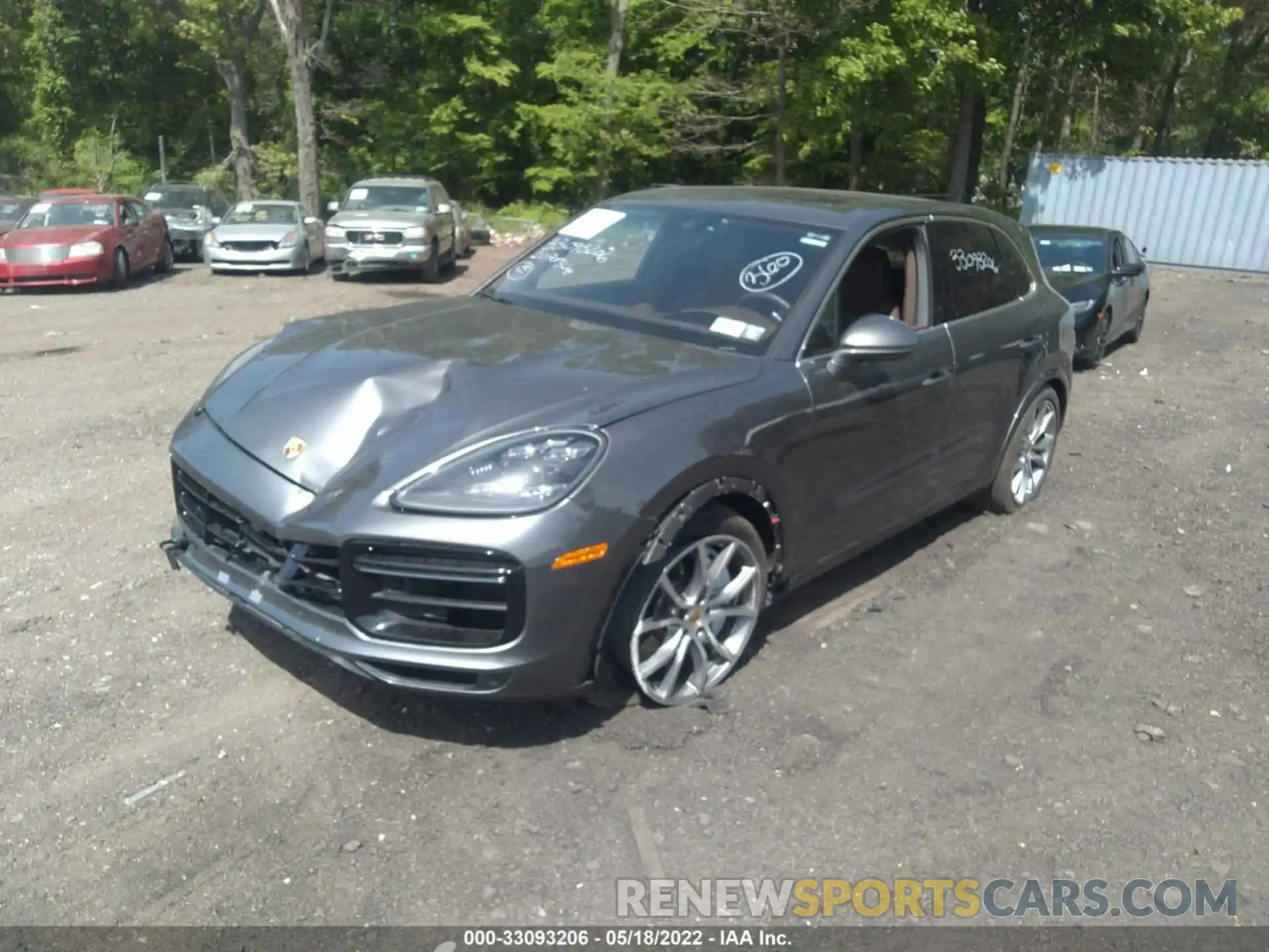 2 Photograph of a damaged car WP1AF2AY4LDA39186 PORSCHE CAYENNE 2020