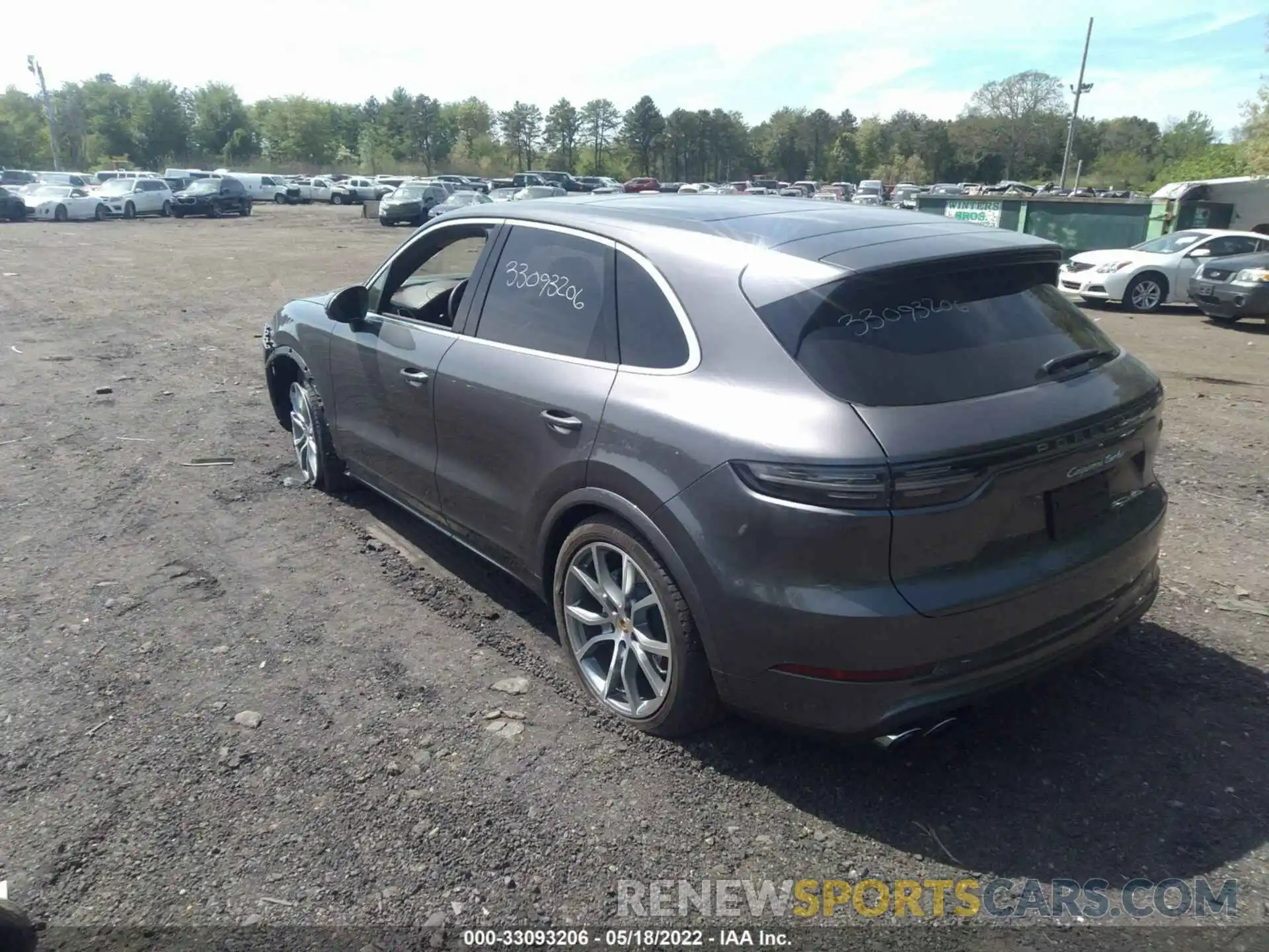 3 Photograph of a damaged car WP1AF2AY4LDA39186 PORSCHE CAYENNE 2020