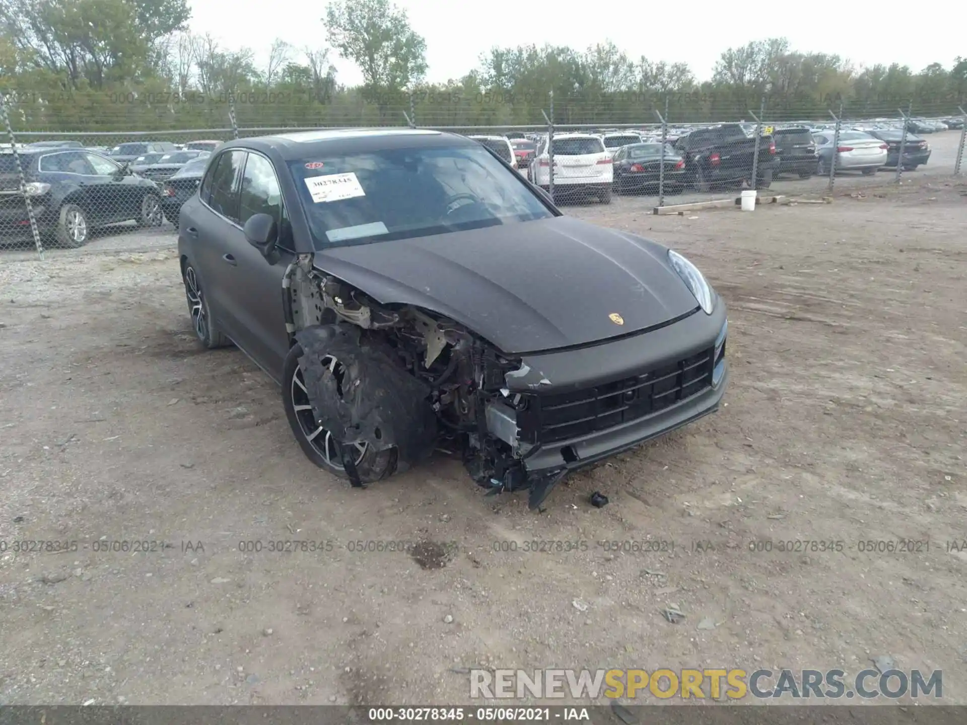 1 Photograph of a damaged car WP1AF2AY7LDA39120 PORSCHE CAYENNE 2020