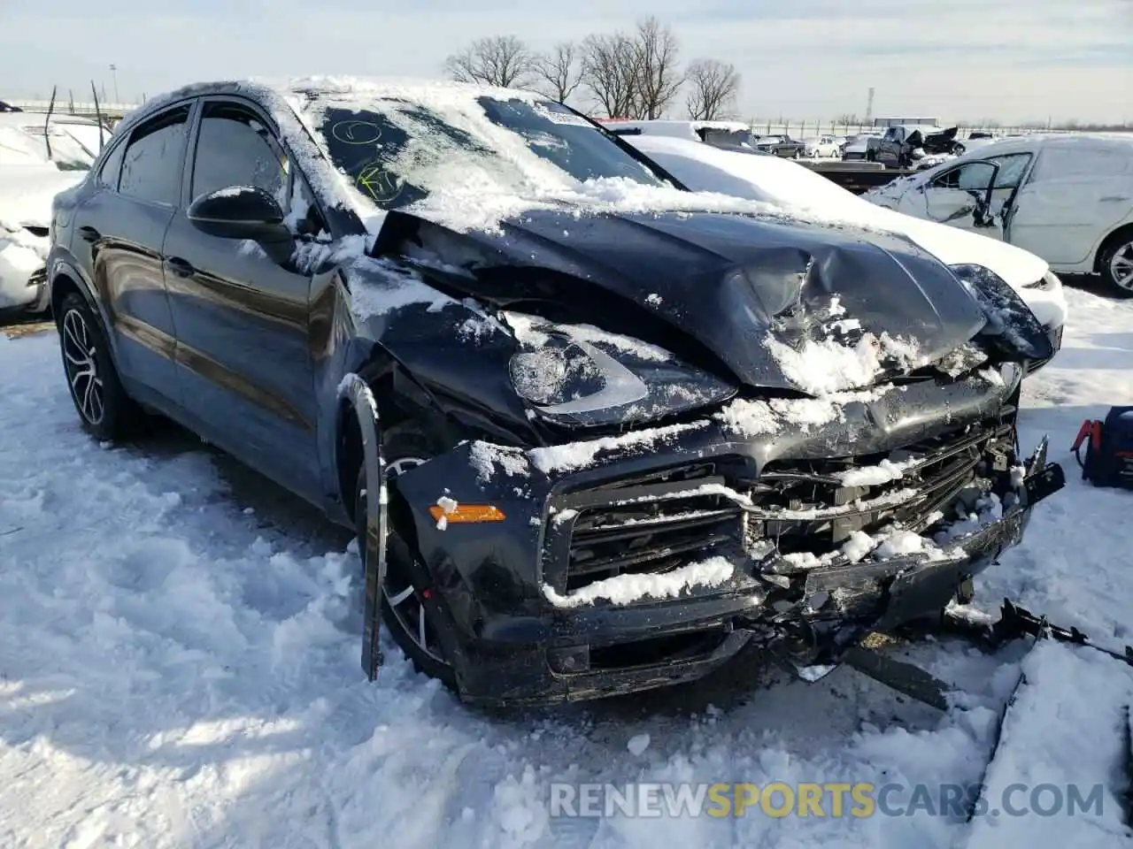 1 Photograph of a damaged car WP1BA2AY0LDA48051 PORSCHE CAYENNE 2020