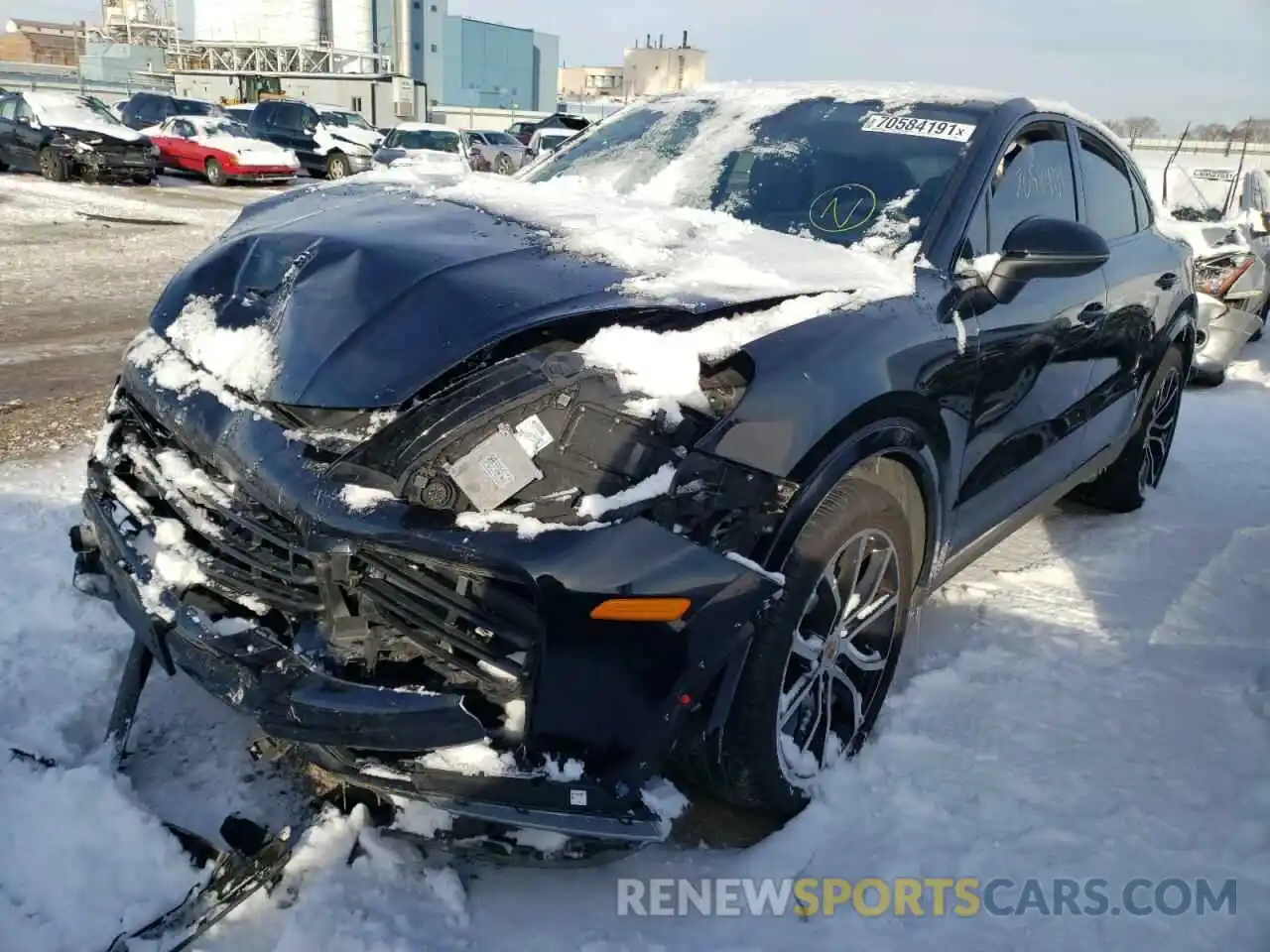 2 Photograph of a damaged car WP1BA2AY0LDA48051 PORSCHE CAYENNE 2020