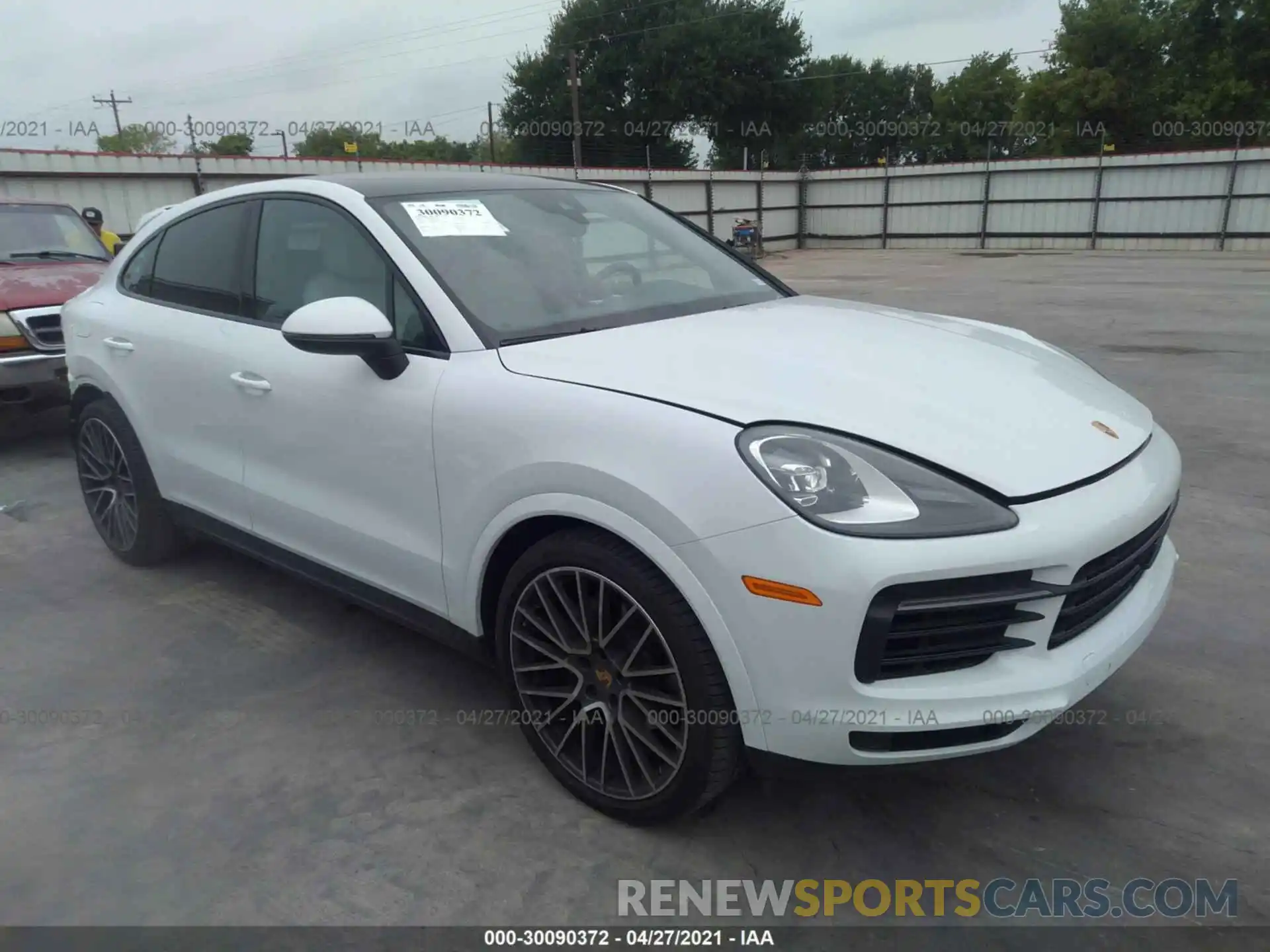 1 Photograph of a damaged car WP1BA2AY3LDA46231 PORSCHE CAYENNE 2020