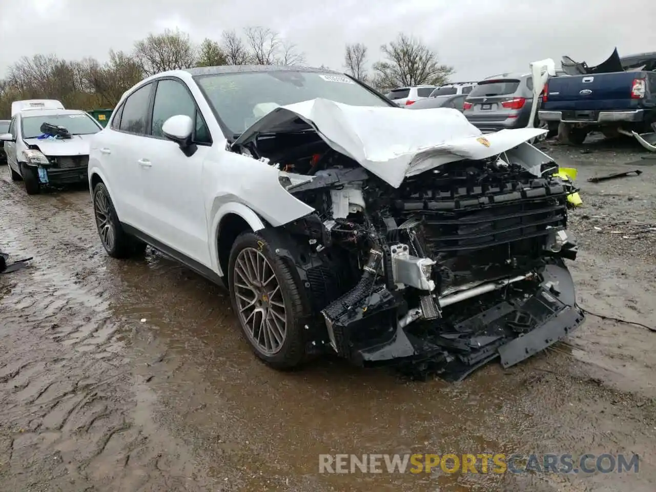 1 Photograph of a damaged car WP1BA2AY5LDA46540 PORSCHE CAYENNE 2020