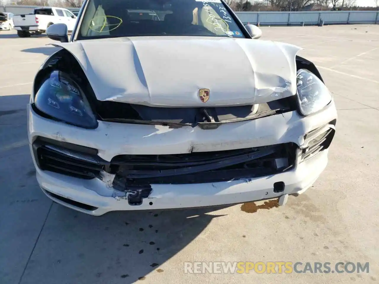 9 Photograph of a damaged car WP1BA2AY9LDA47027 PORSCHE CAYENNE 2020