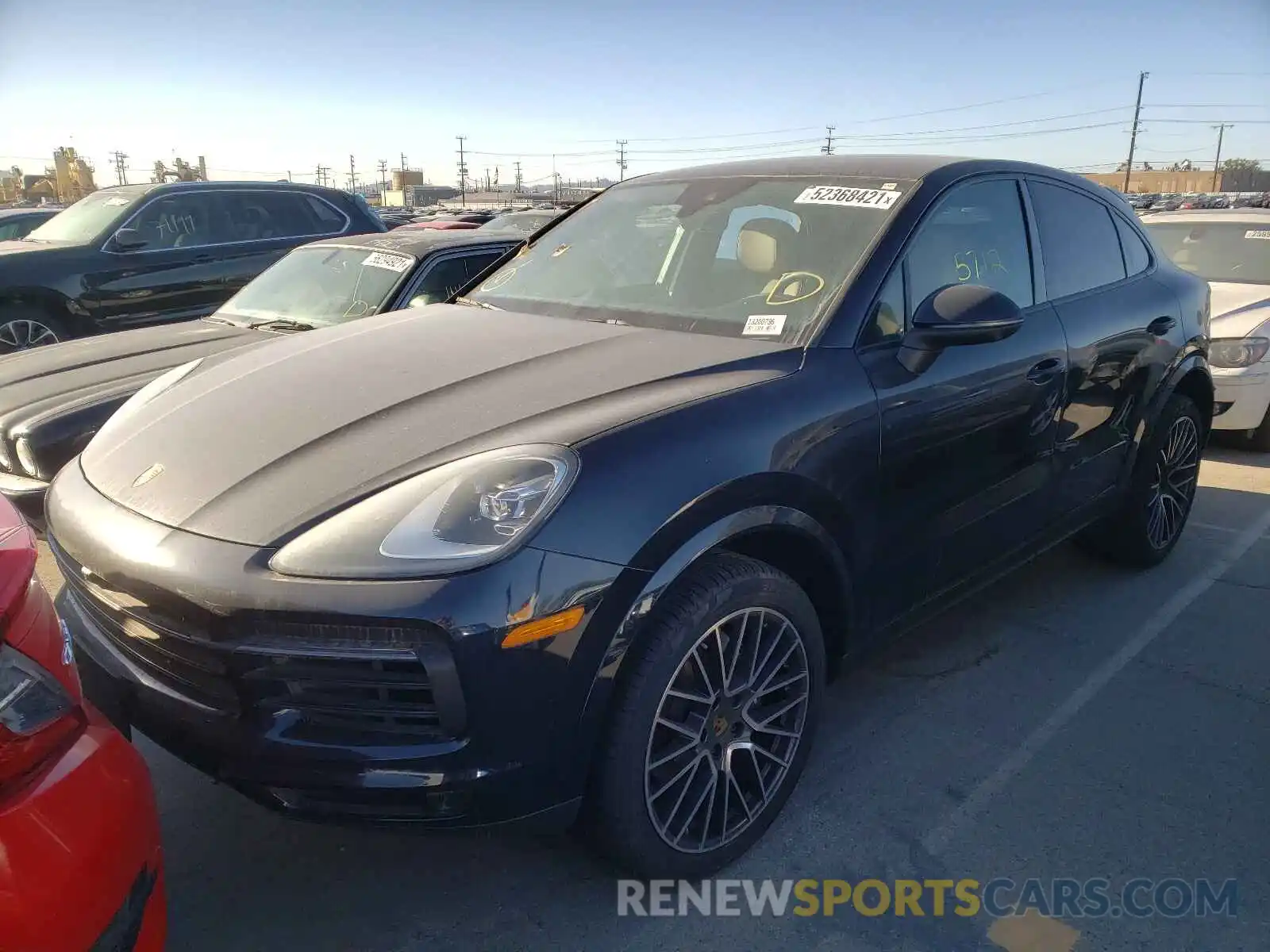 2 Photograph of a damaged car WP1BA2AY9LDA48002 PORSCHE CAYENNE 2020