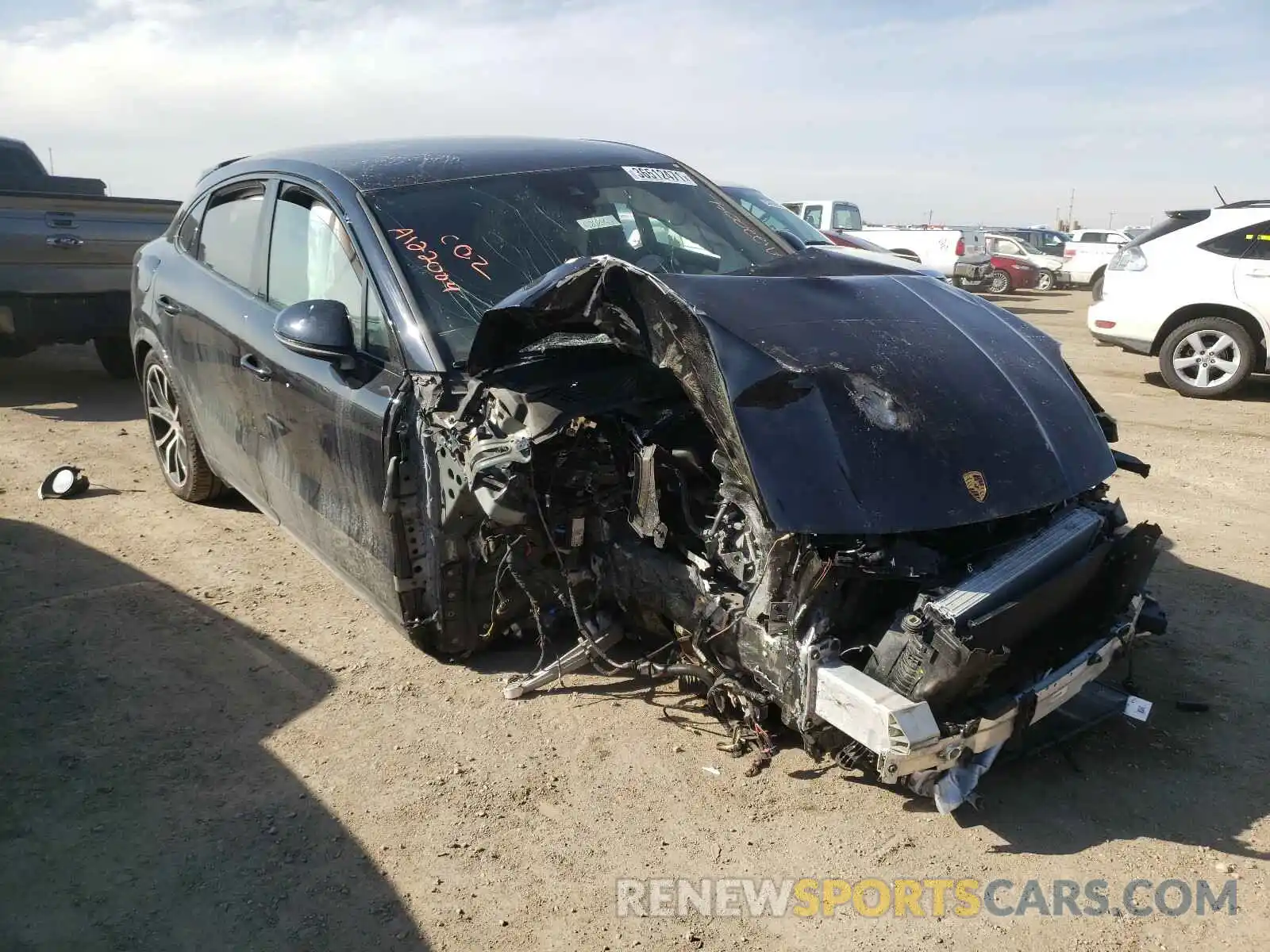 1 Photograph of a damaged car WP1BA2AYXLDA46856 PORSCHE CAYENNE 2020