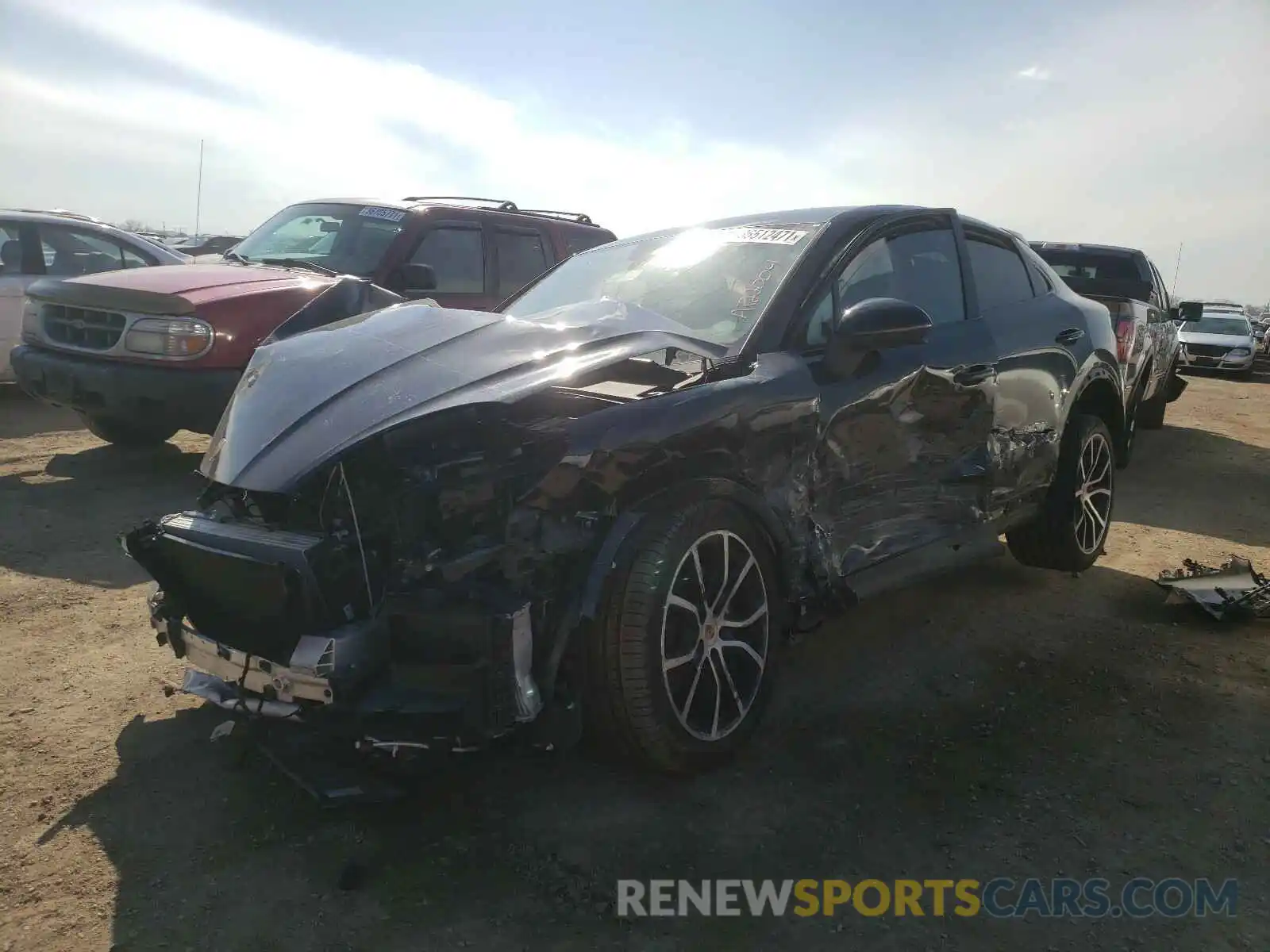 2 Photograph of a damaged car WP1BA2AYXLDA46856 PORSCHE CAYENNE 2020