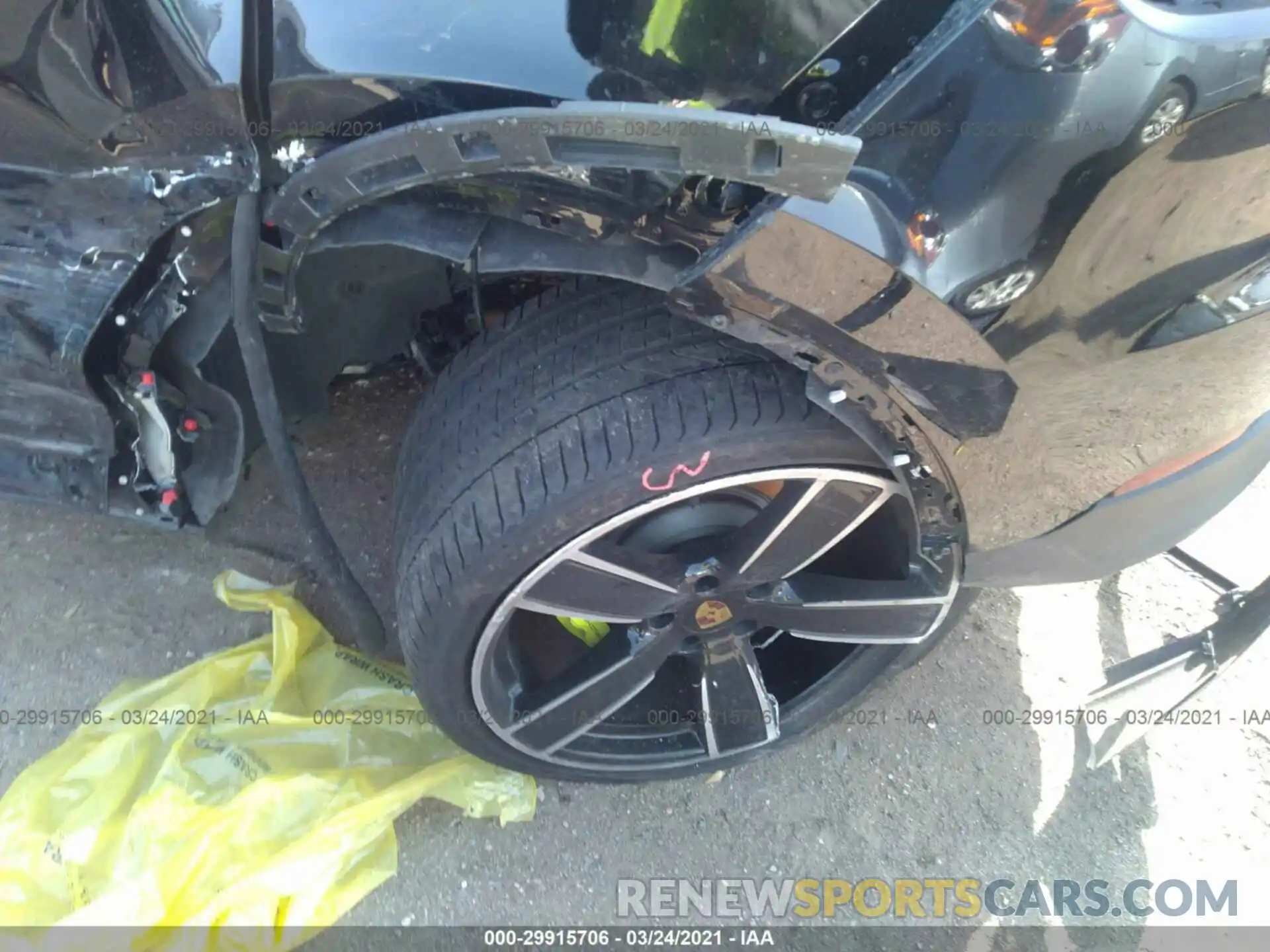 12 Photograph of a damaged car WP1BE2AY4LDA55301 PORSCHE CAYENNE 2020