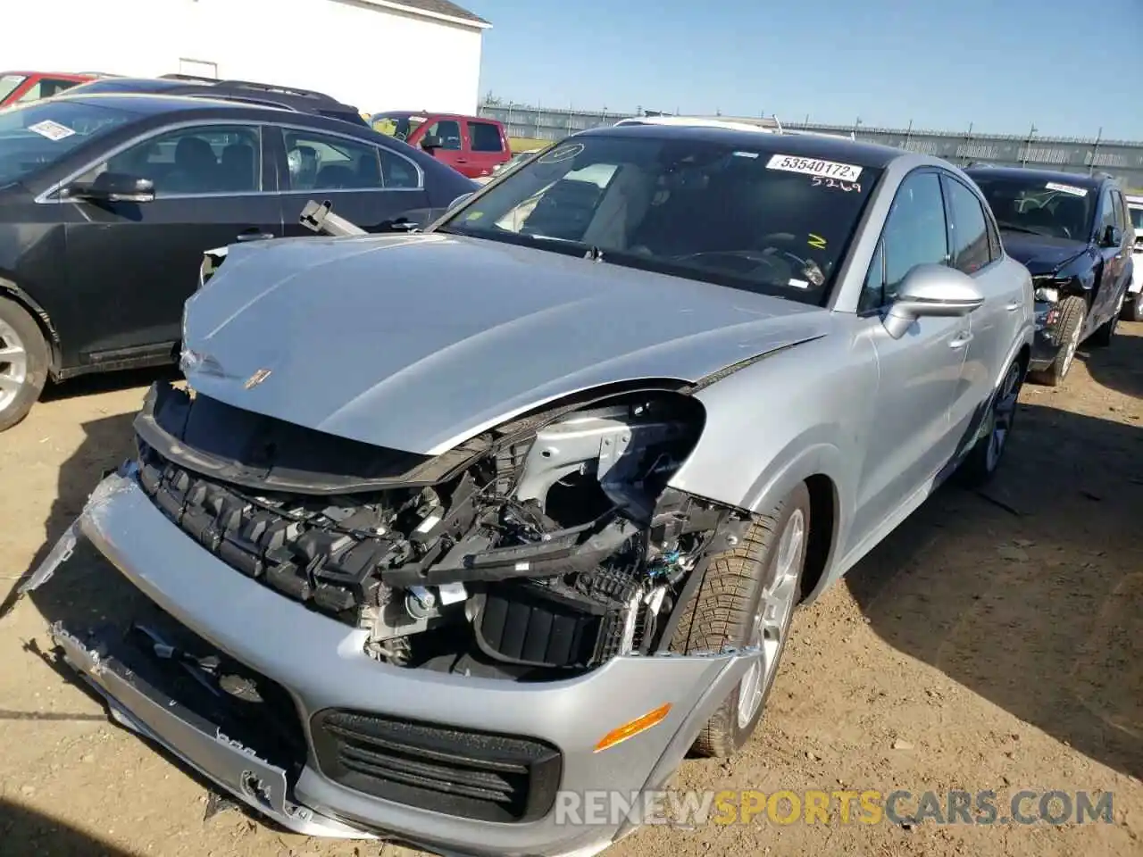 2 Photograph of a damaged car WP1BF2AY0LDA65269 PORSCHE CAYENNE 2020